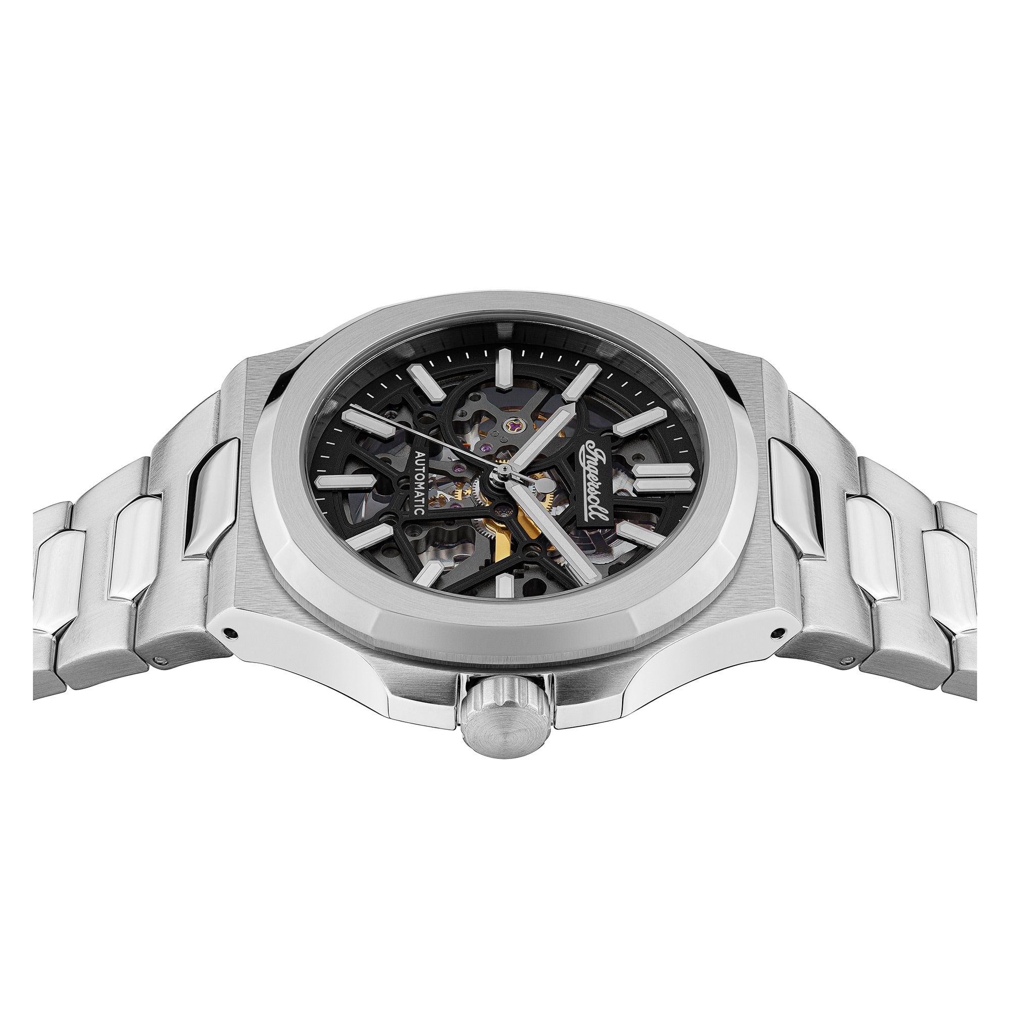 Ingersoll Automatikuhr »The Catalina« Armbanduhr, Herrenuhr, Mechanische Uhr, Edelstahlarmband, analog