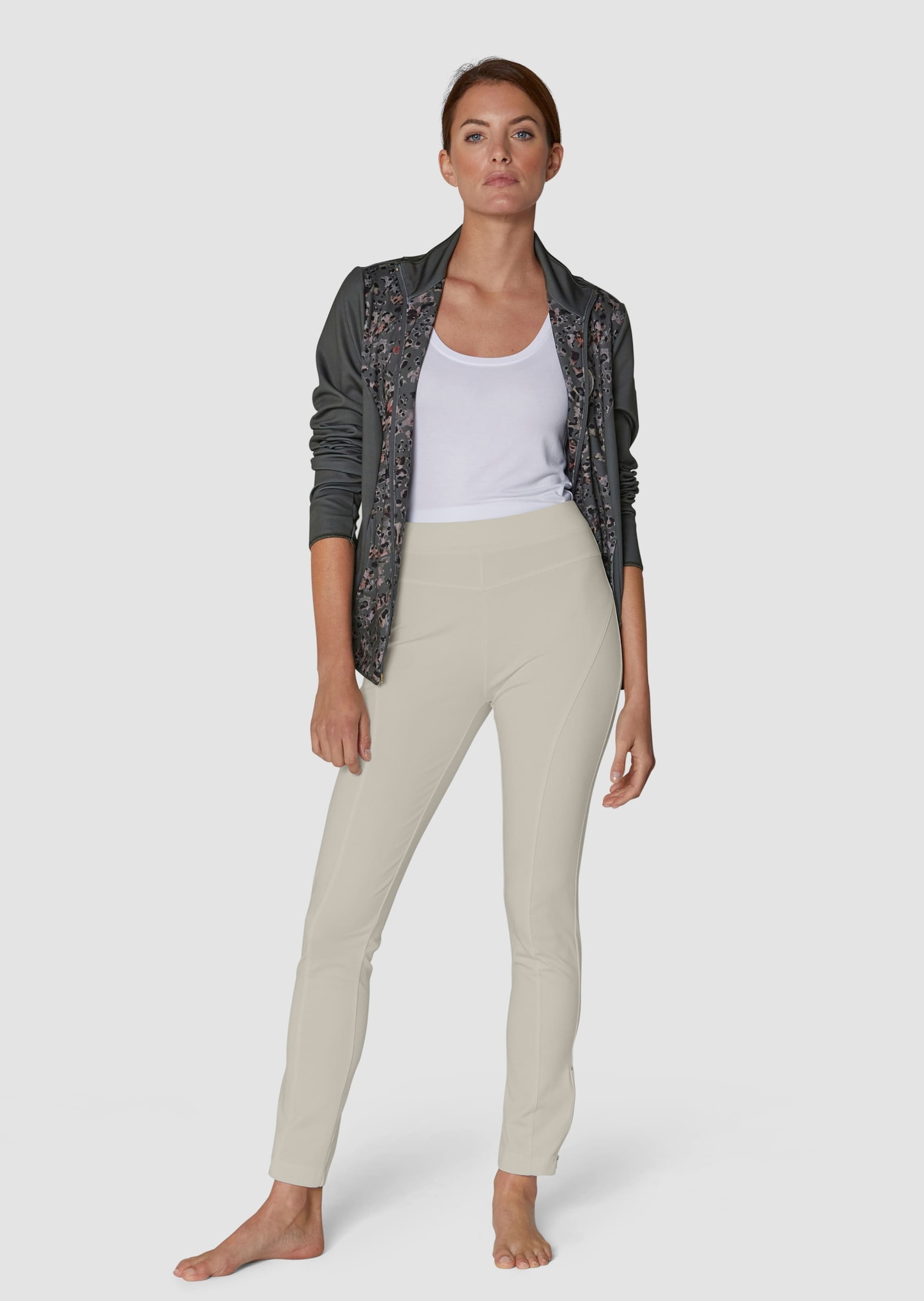 MADELEINE Leggings »Leggings Leggings mit Saumzippern«