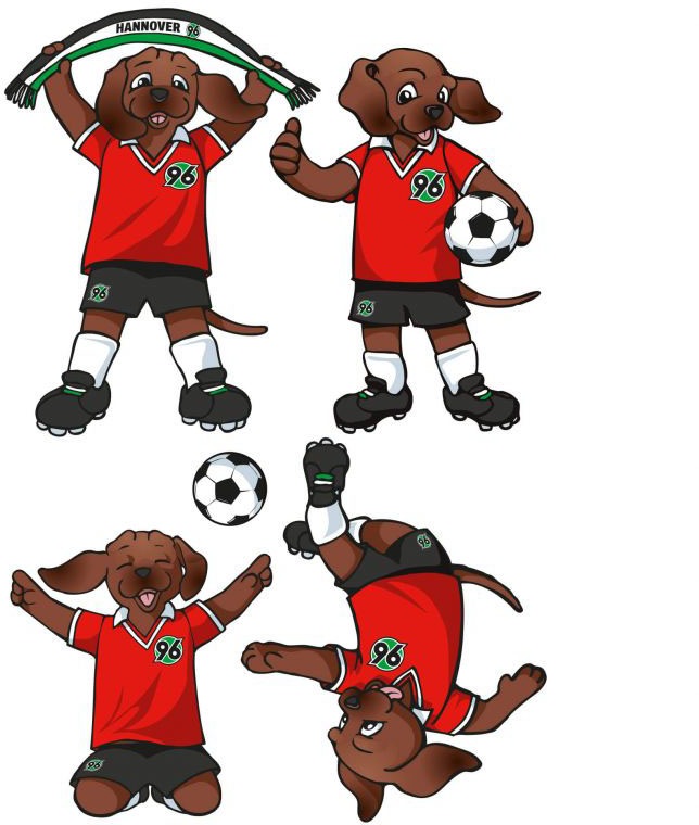 Wall-Art Wandtattoo »Hannover 96 Eddi Set«, (1 St.)