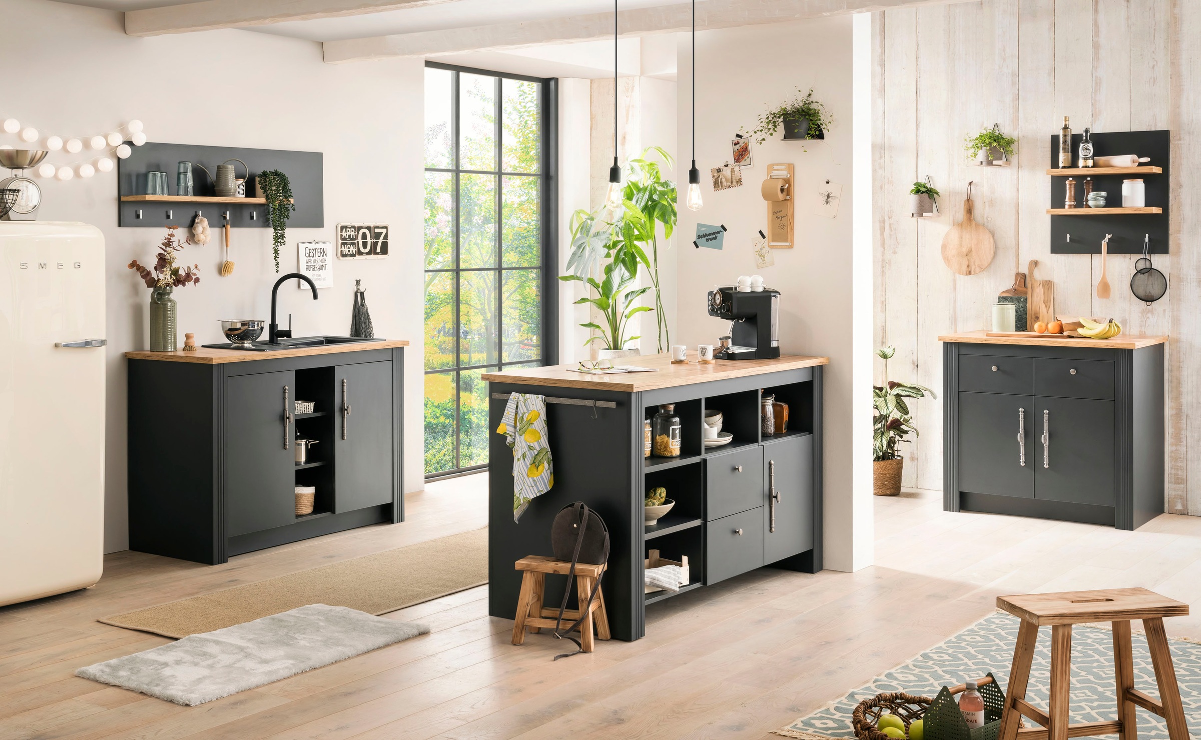 KOCHSTATION Küche »KS-Westminster«, Breite 226 cm, ohne E-Geräte