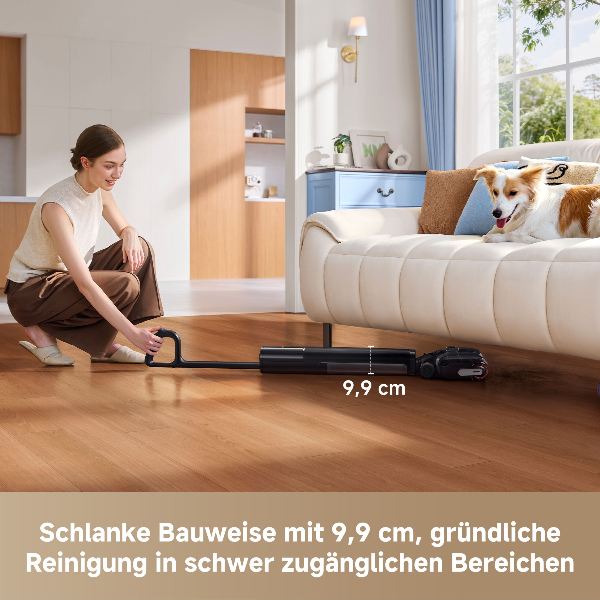 Dreame Nass-Trocken-Akkusauger »G12 Pro Flex« 35 min Laufzeit, Frischwasserreinigung