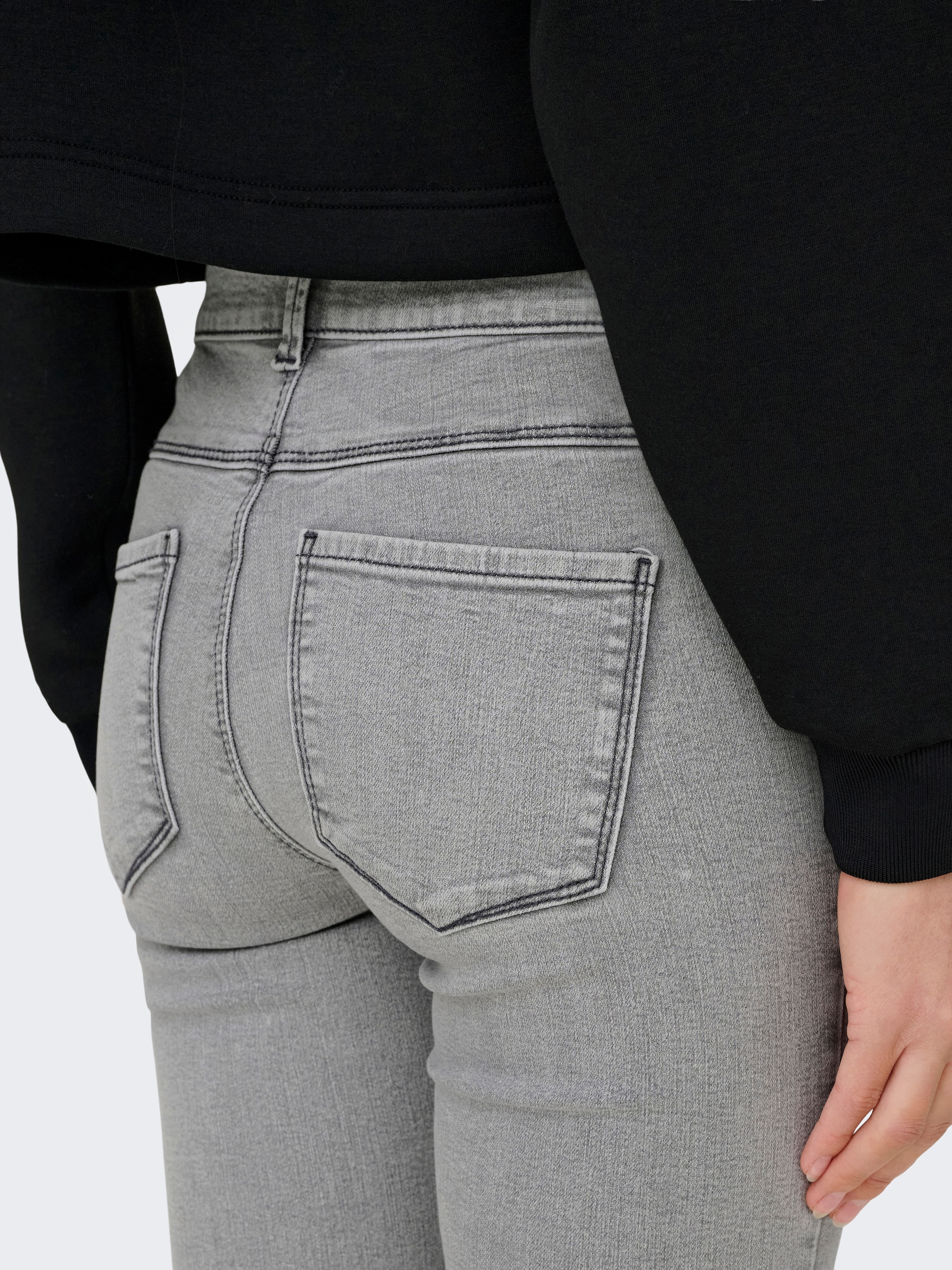 ONLY Skinny-fit-Jeans »ONLRAIN LIFE REG SKINNY DNM« mit Gürtelschlaufen