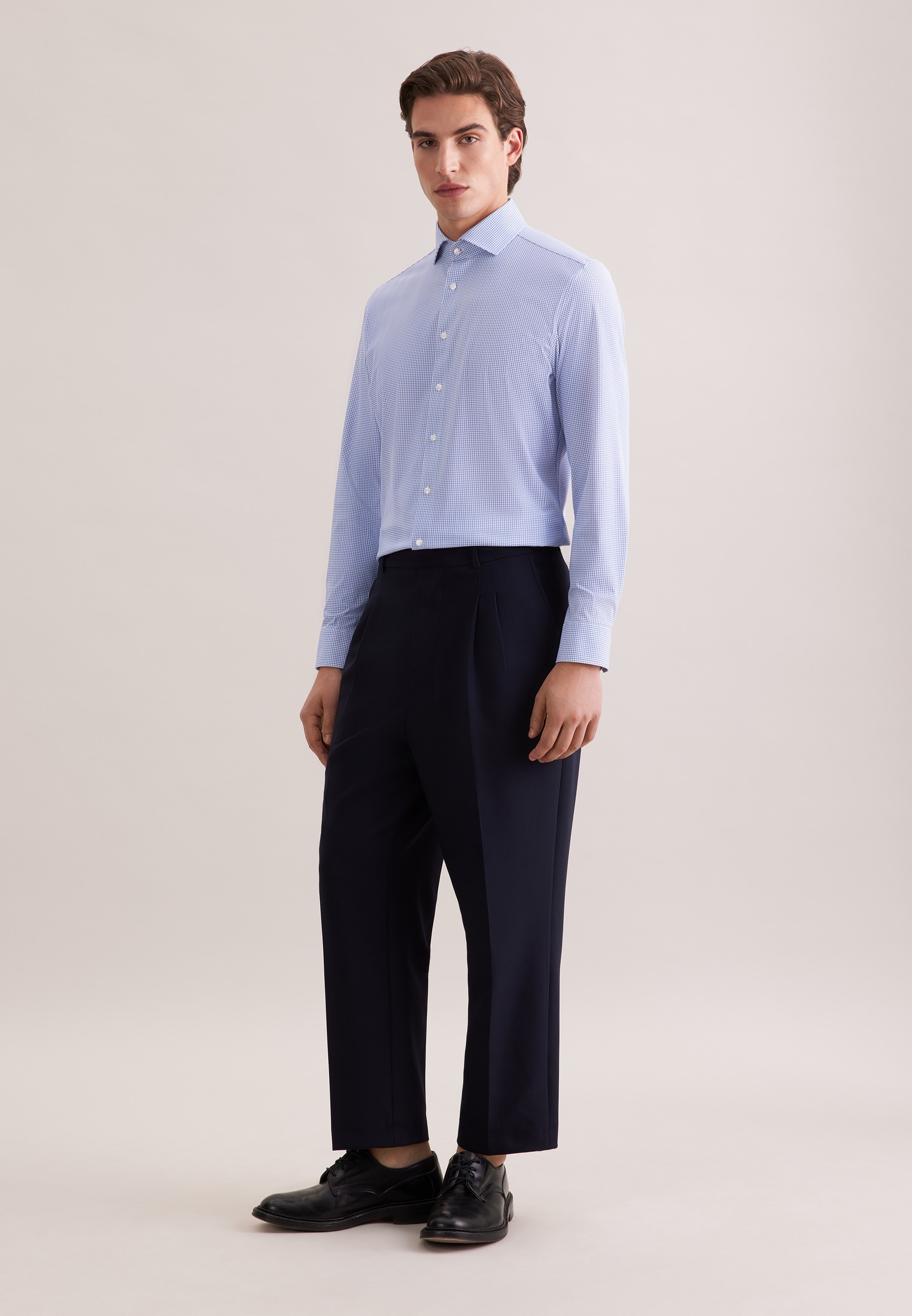 seidensticker Businesshemd »Schwarze Rose« Slim 1/1 Kentkragen Druck