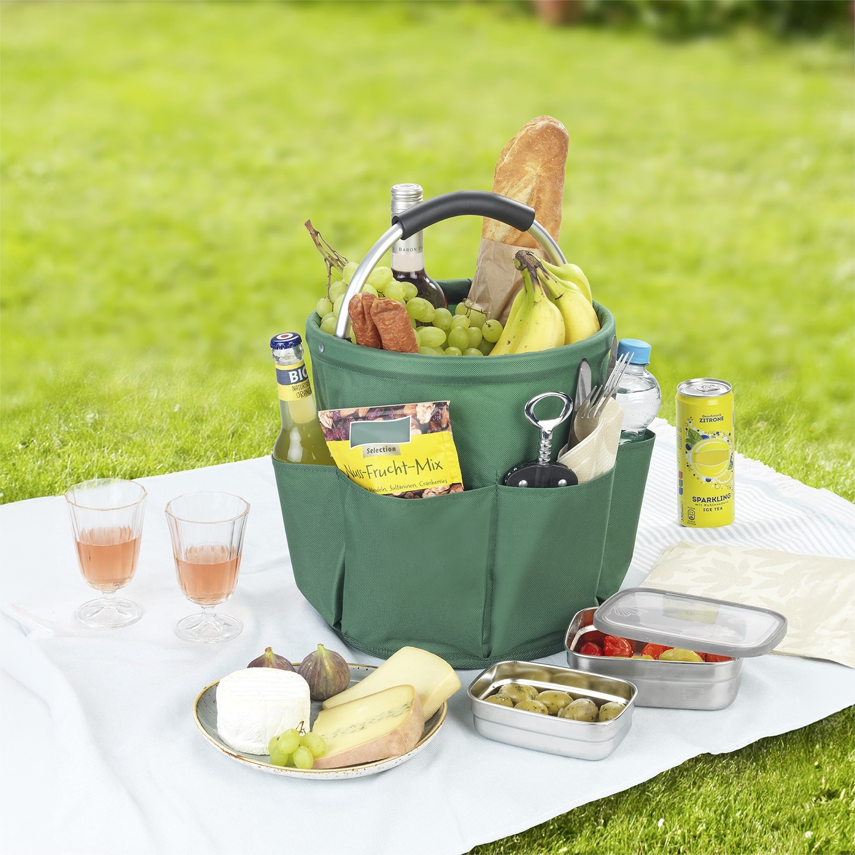 Maximex Organizer »Universal-Reinigungs-Caddy«, Allzweckkorb mit 6 Außentaschen, ideal für Haushalt, Garten & Camping
