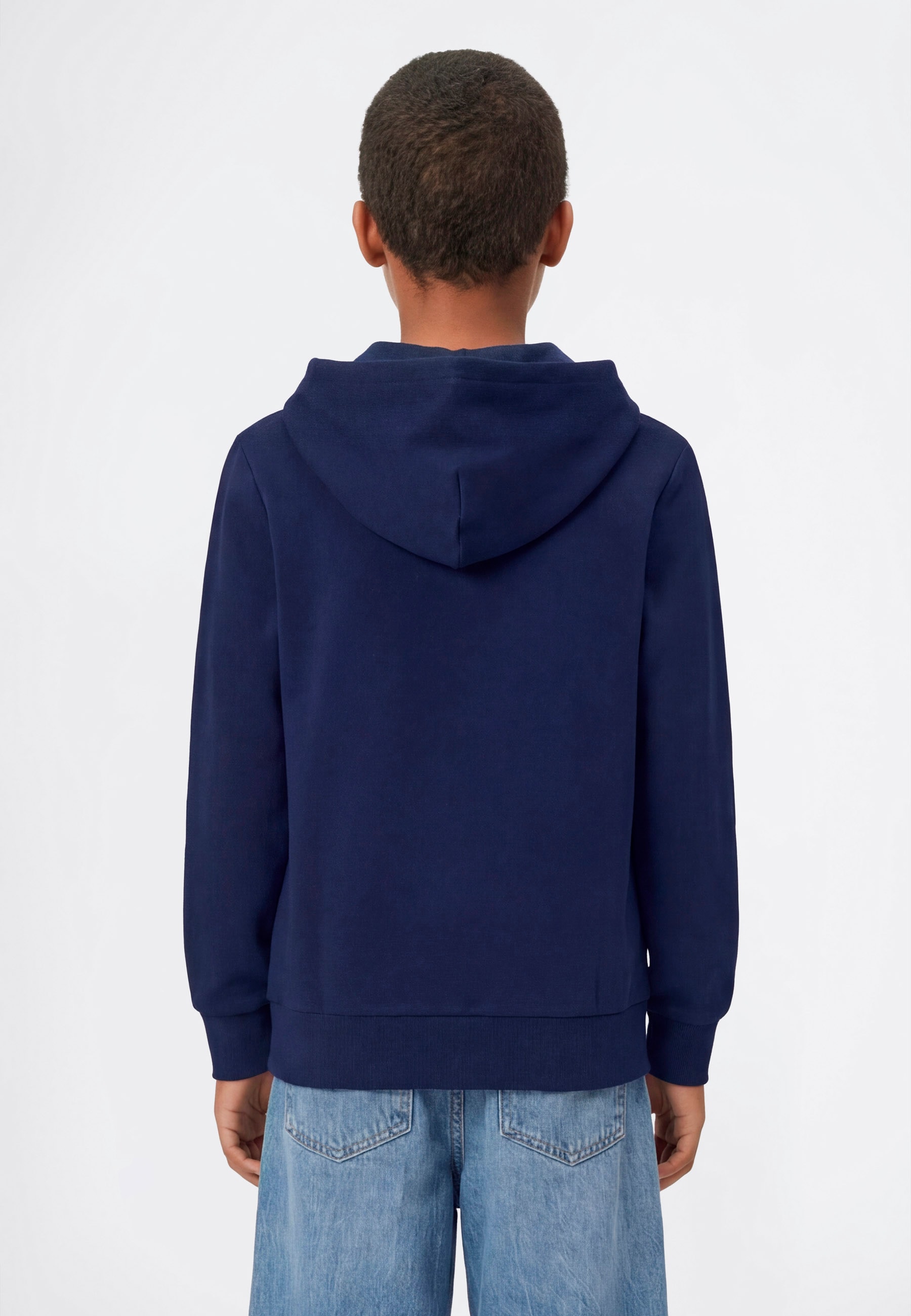 Champion Kapuzensweatjacke »Graphic Terry Full Zip Hoodie« mit Kapuze, mit Reißverschluss, für Kinder, weiches Material