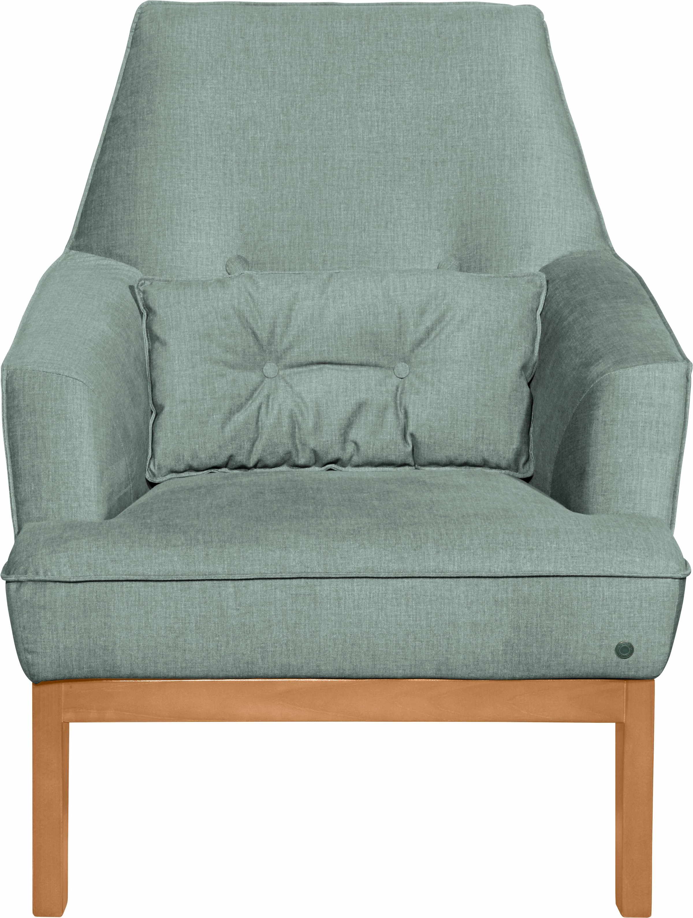 TOM TAILOR HOME Sessel »COZY«, im Retrolook, mit Kedernaht und Knöpfung,  Füße Buche natur online kaufen