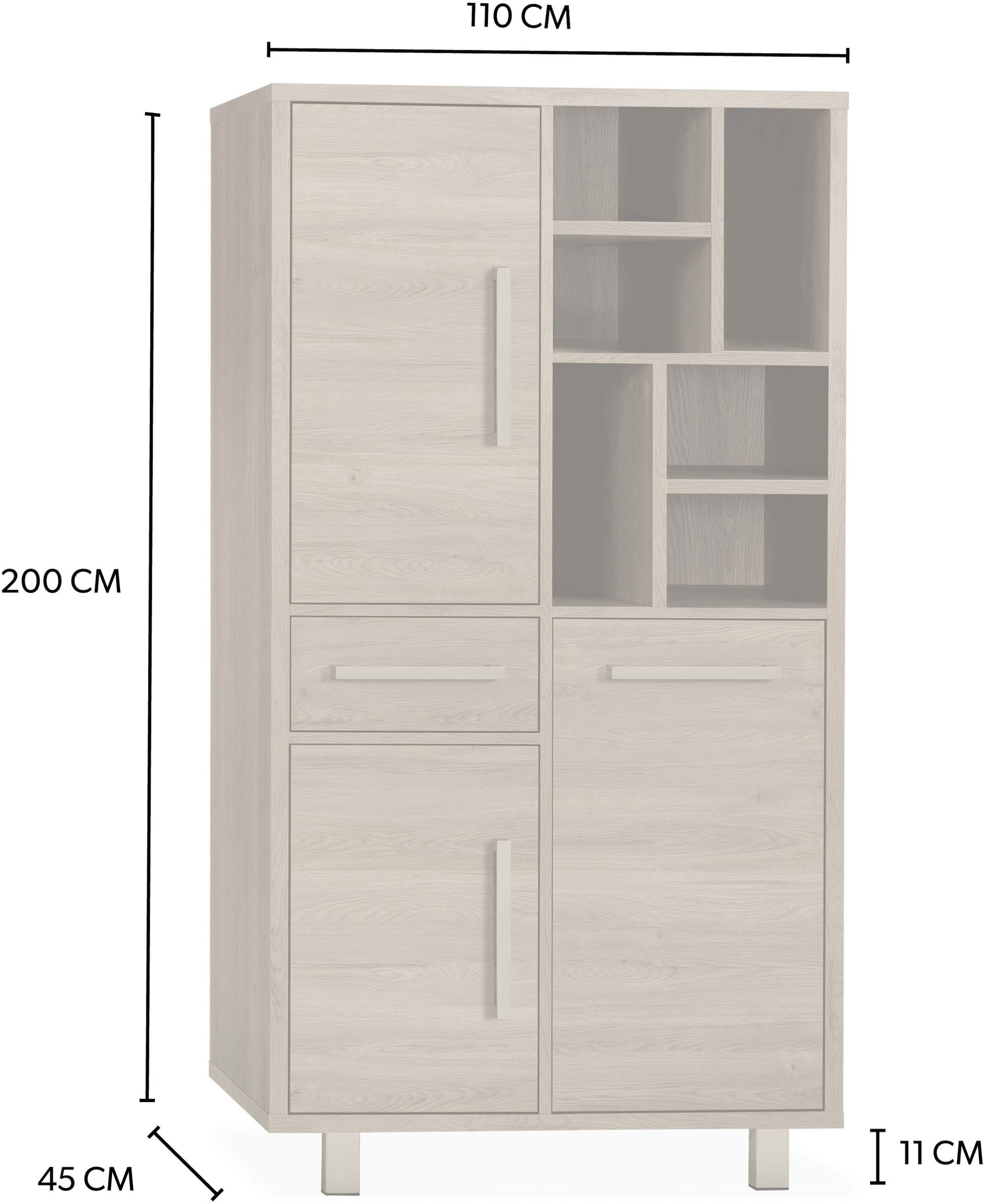 OMG Design Barschrank »Gauro« 1 Stk. tlg.