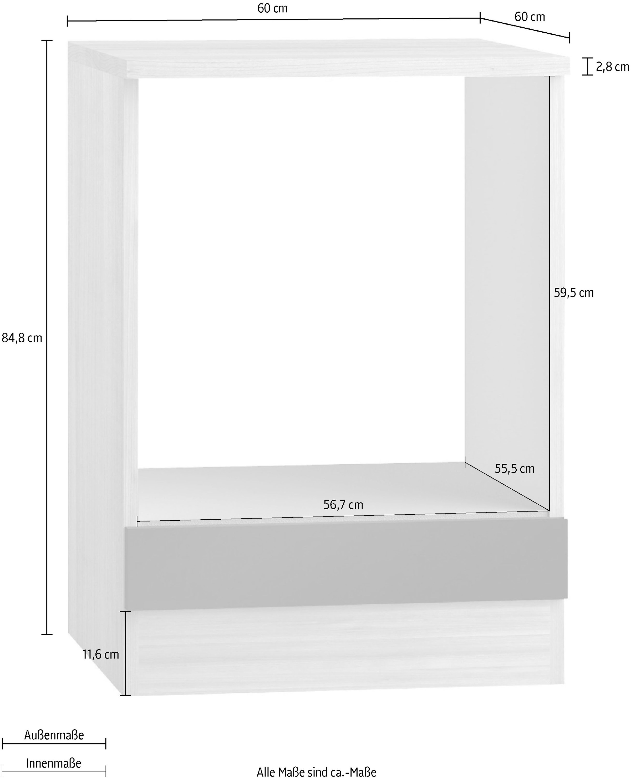 OPTIFIT Herdumbauschrank »Faro«, Breite 60 cm