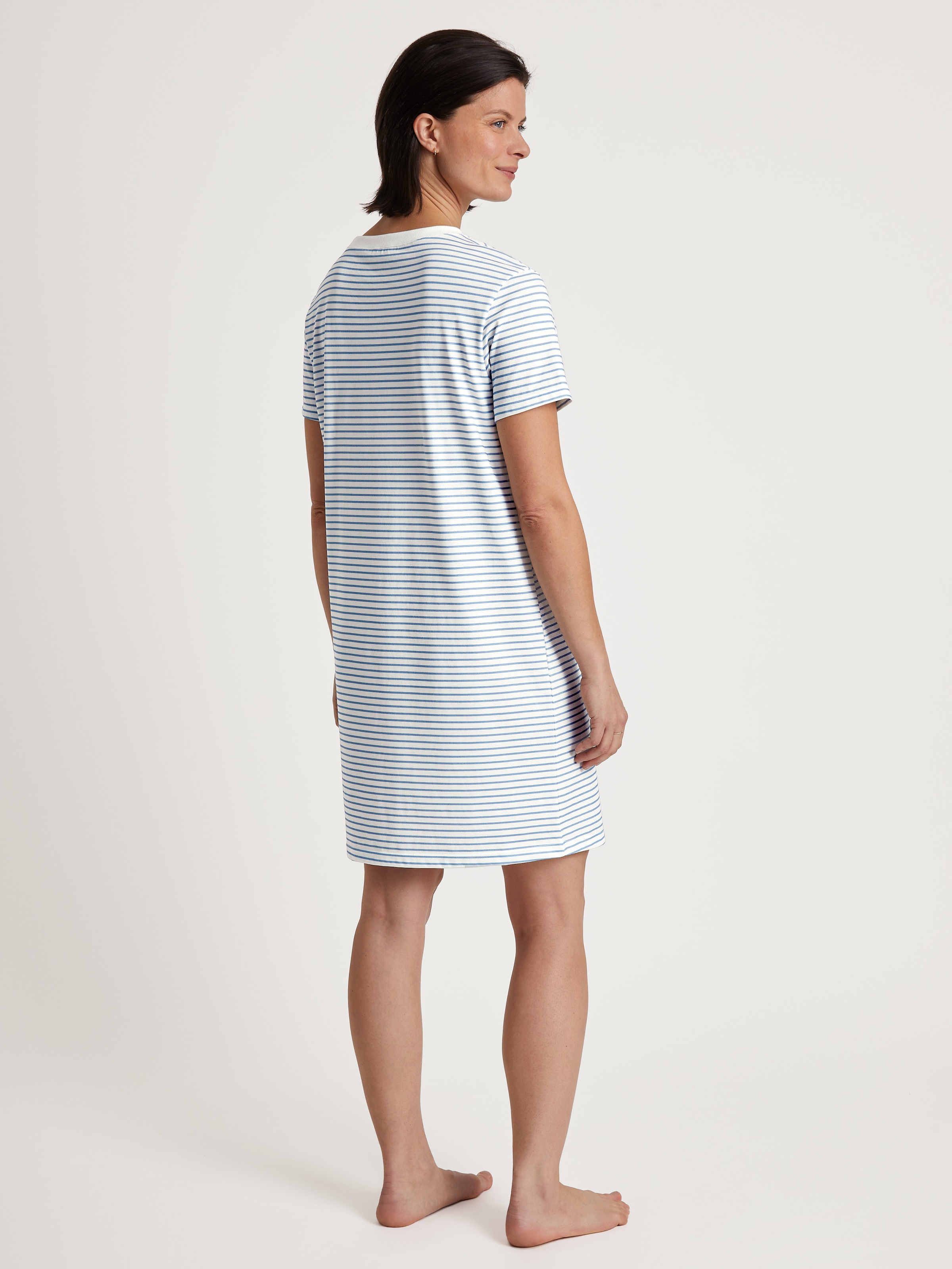 CALIDA Nachthemd »Cotton Stripes«, mit bequemem, geradem Schnitt