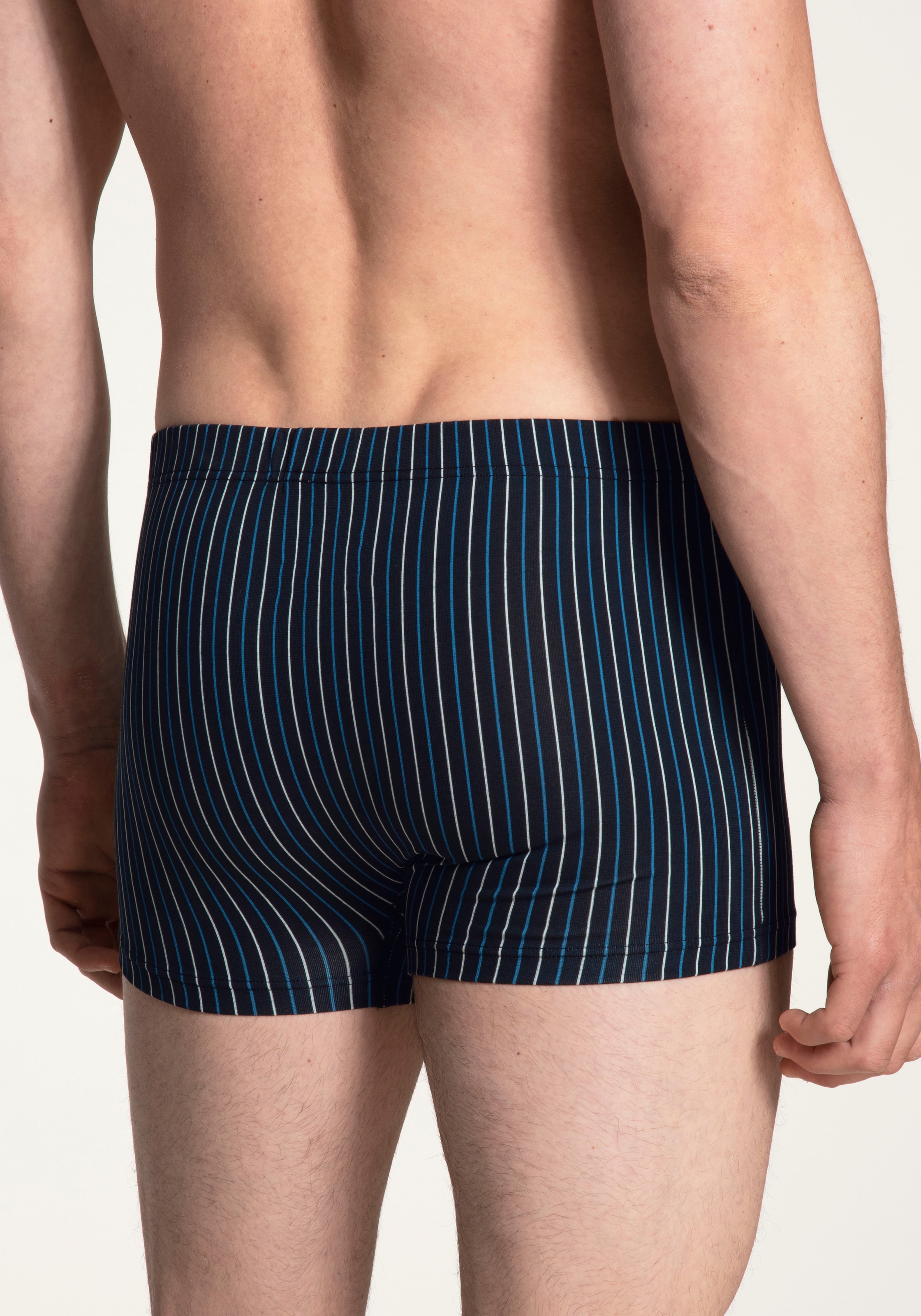 CALIDA Boxershorts »Cotton Code«, Trunk mit klassischem Streifen-Design, ohne Eingriff