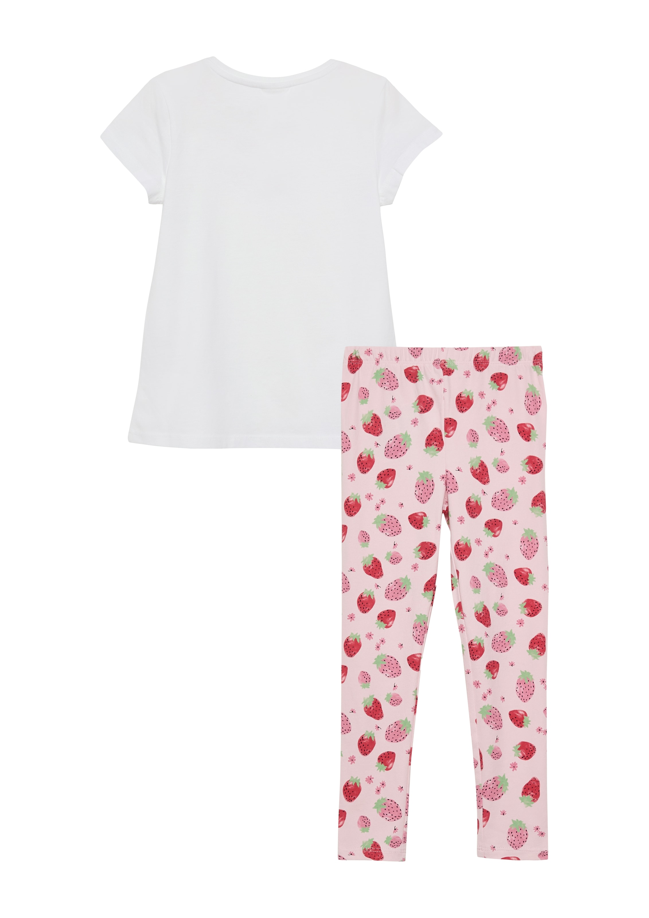 s.Oliver Junior Shirt & Leggings 2 2er Set, gemusterte Leggings und Sommershirt, für Girls
