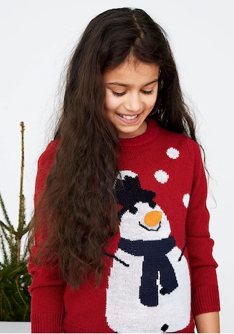 Name It Weihnachtspullover »NKNROWMAN«, mit niedlichem Schneemanmotiv kaufen
