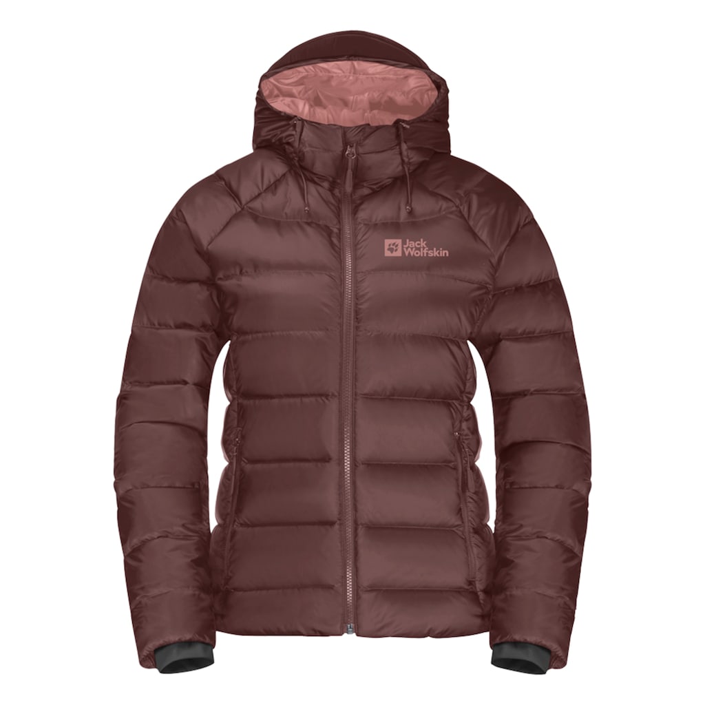 Jack Wolfskin Daunenjacke »NEBELHORN DOWN HOODY W«, mit Kapuze