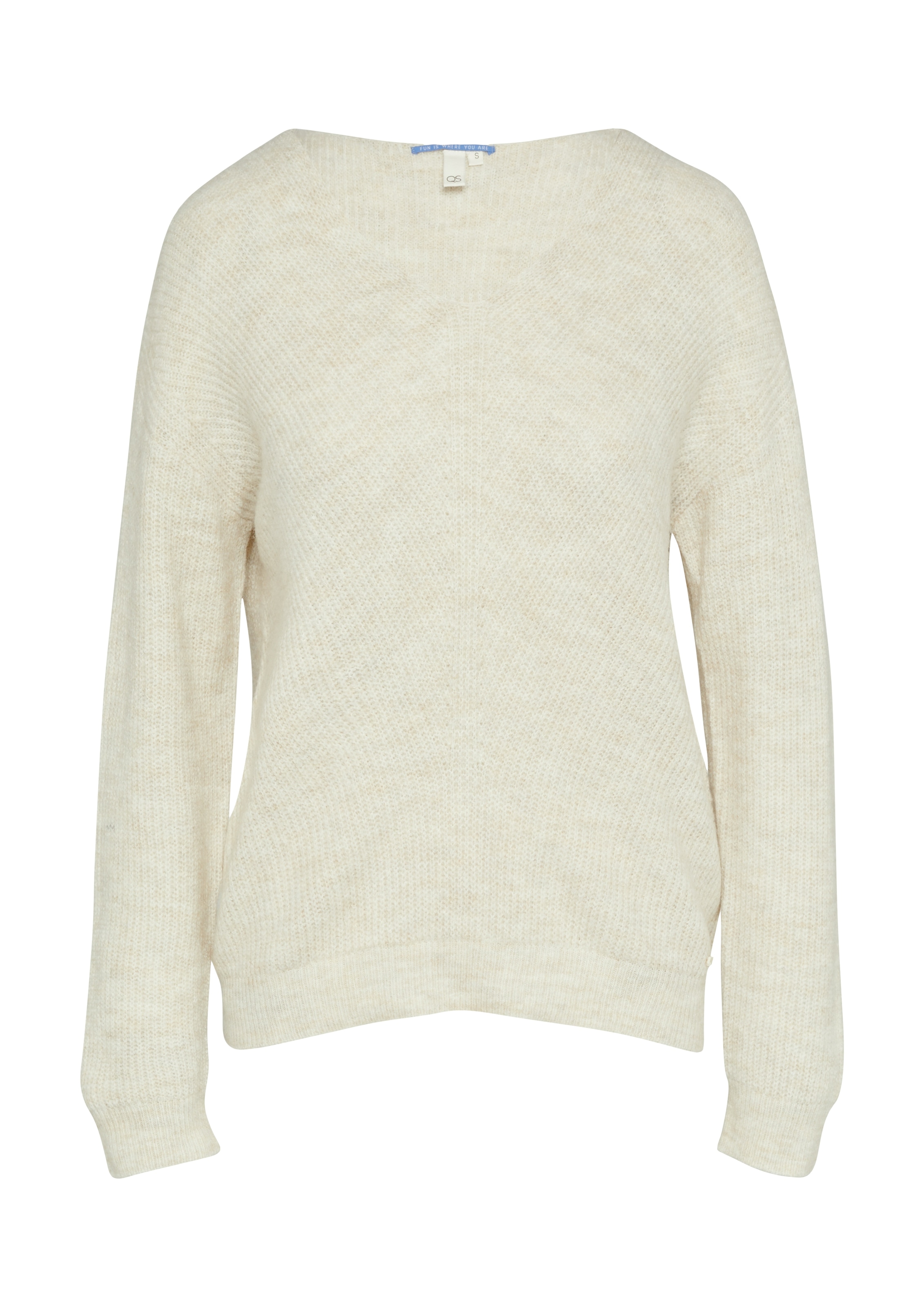 QS Strickpullover, in Melange Optik