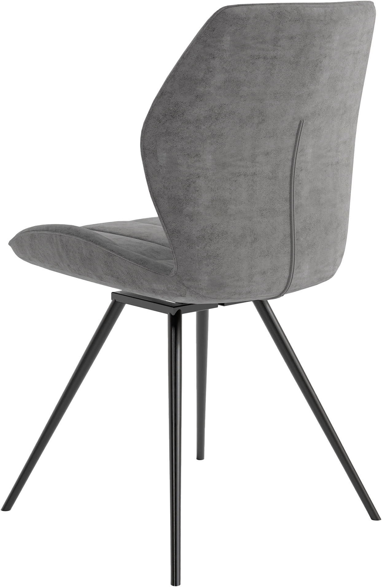 byLIVING Esszimmerstuhl »Manhattan 2er-Set«, (Set), 2 St., Microfaser VINTAGE, drehbarer Stuhl mit modernem Mikrofaserbezug