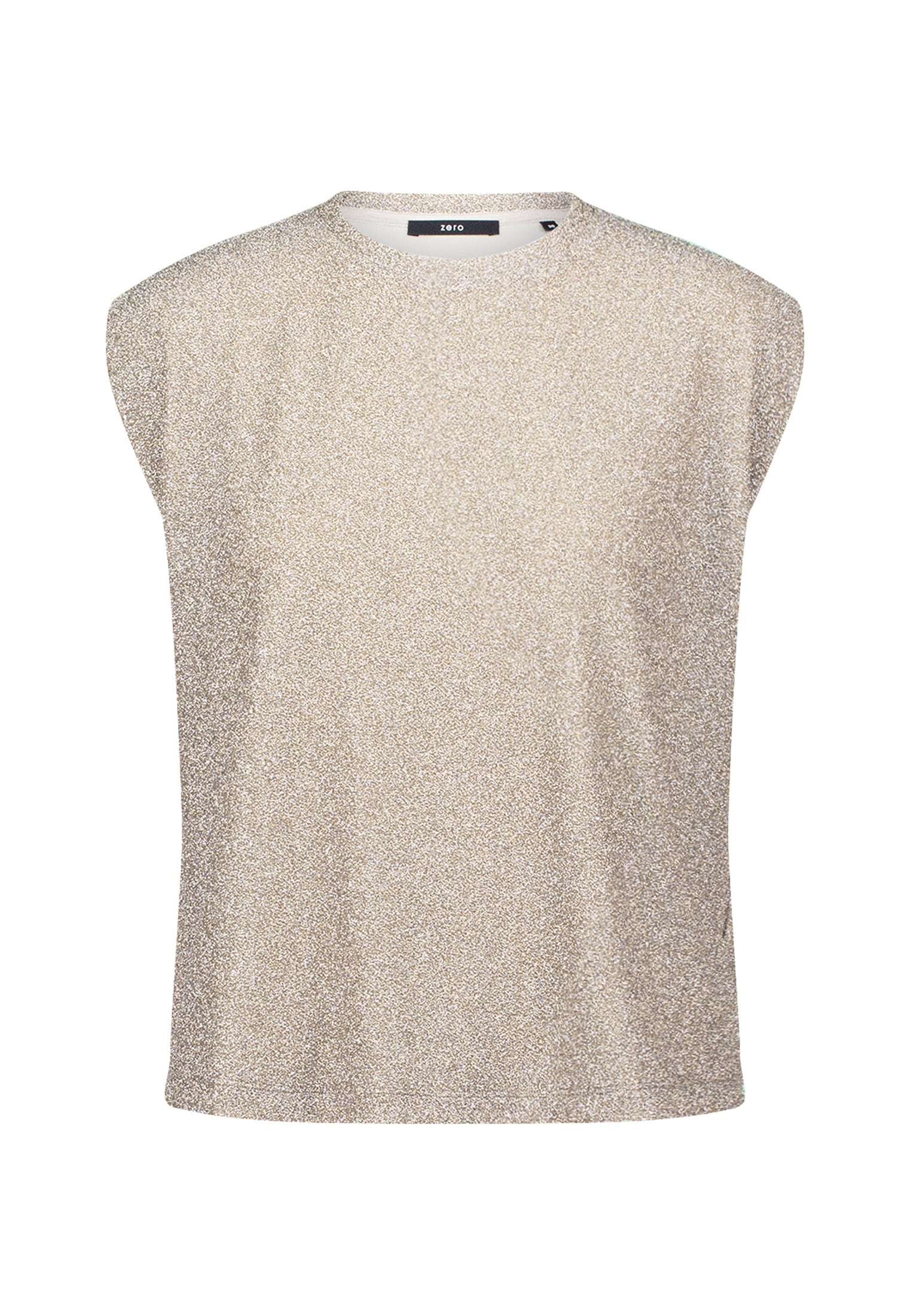 Zero Paillettenshirt »Glitzershirt mit Rundhalsausschnitt«