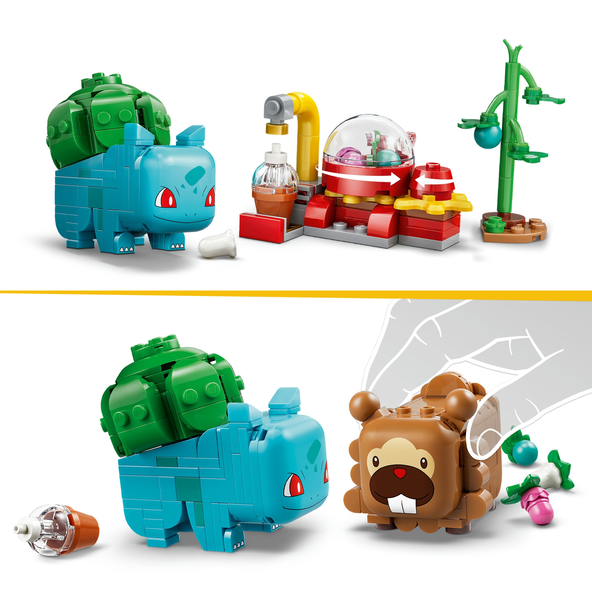 LEGO® Konstruktionsspielsteine »SMART Play™  Beerenfete mit Bisasam und Bidiza (72155), LEGO Pokémon« Mit SMART Brick kombatibel (nicht enthalten)