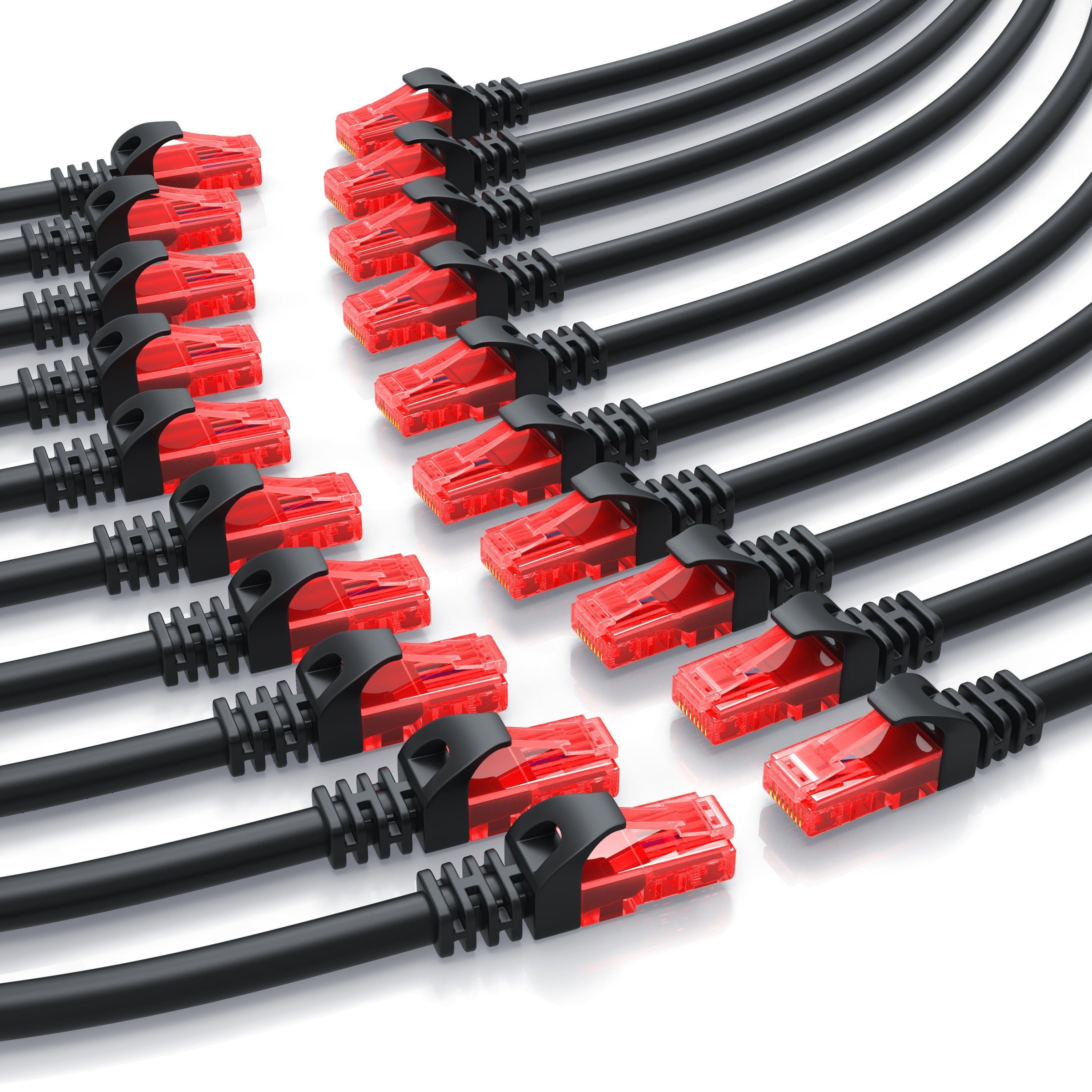 CAT.6 Gigabit Ethernet LAN Patchkabel (RJ45) »mehrfach geschirmtes...