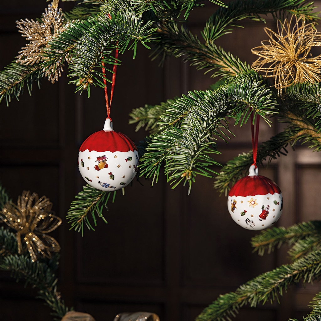Villeroy & Boch Weihnachtsfigur »Kugel Toy's Delight Decoration ø 6,3 cm 6er Set bunt«