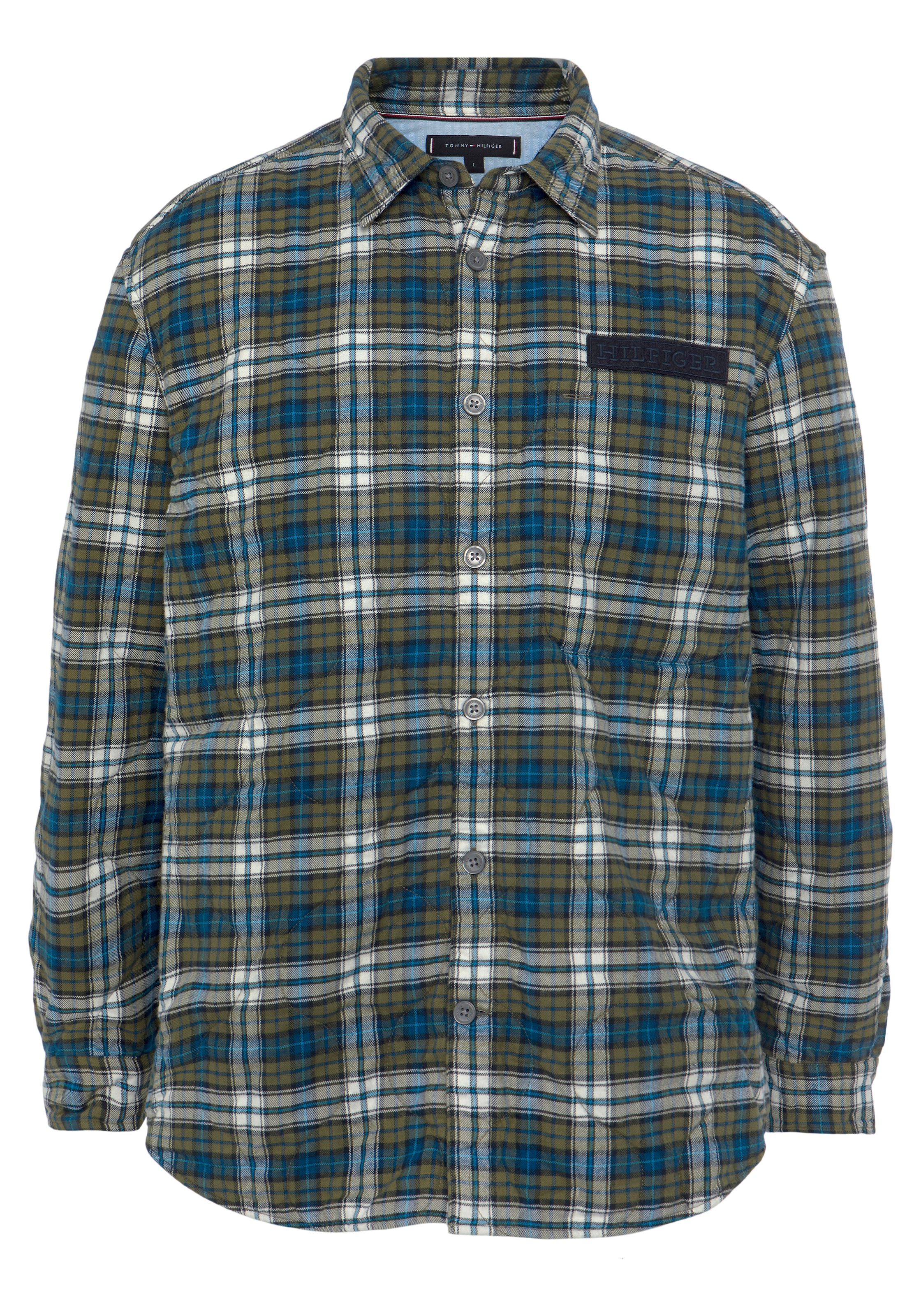 online Outdoorhemd, bei wärmender OTTO Tommy Polyesterfüllung kaufen Hilfiger mit