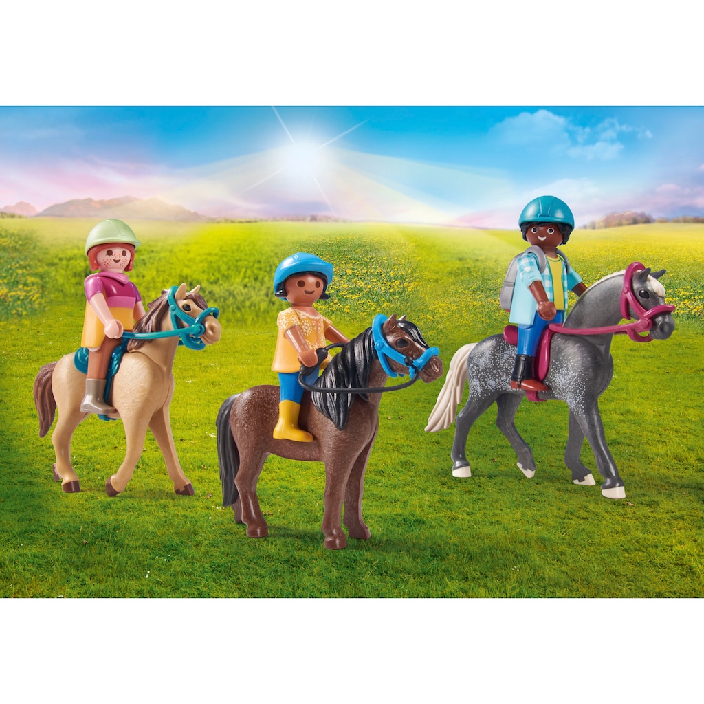 Playmobil® Konstruktions-Spielset »Picknickausflug mit Pferden (71239), Country«, (67 St.)