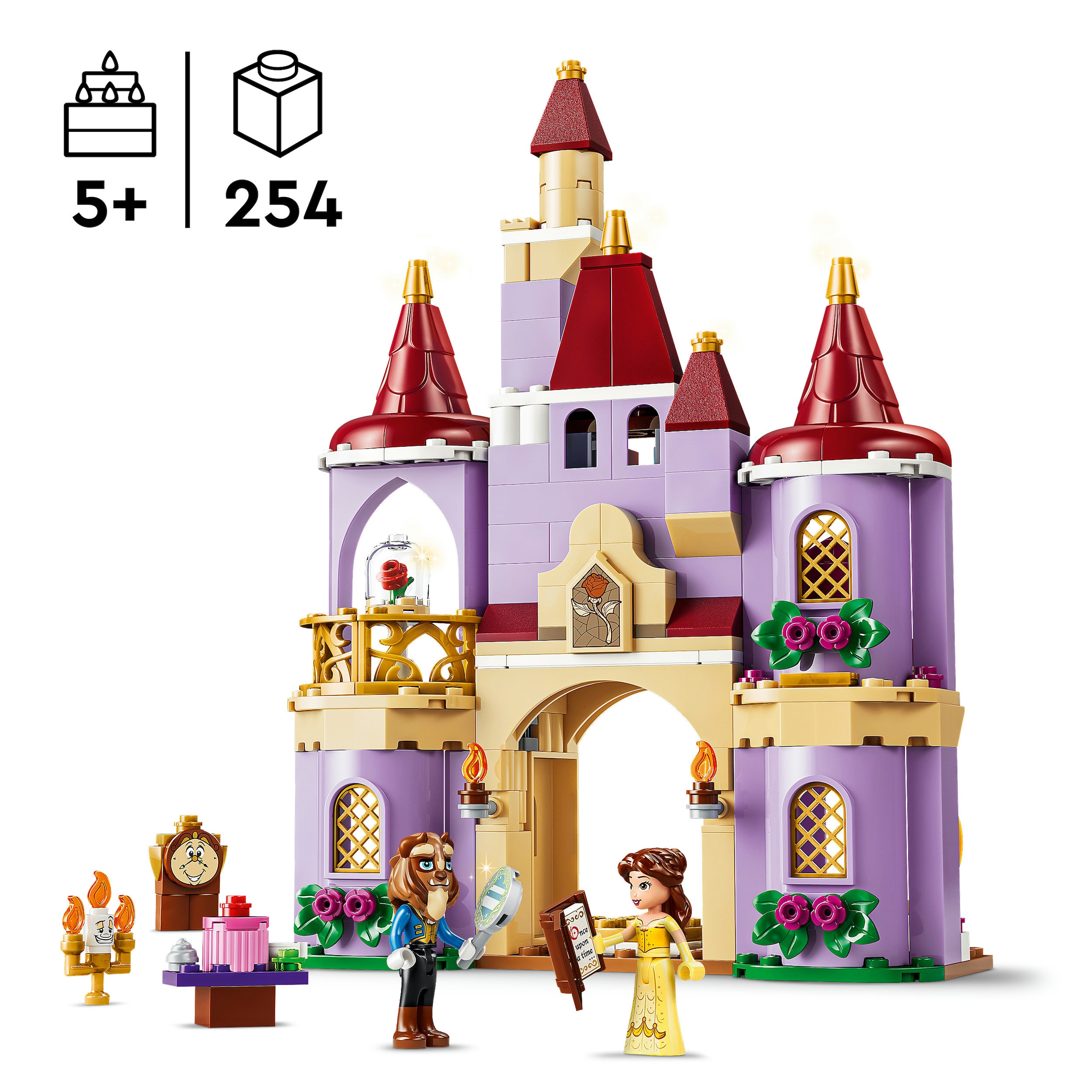 LEGO® Konstruktionsspielsteine »Das verzauberte Schloss von Belle und dem Biest (43289)« LEGO Disney Princess; Made in Europe