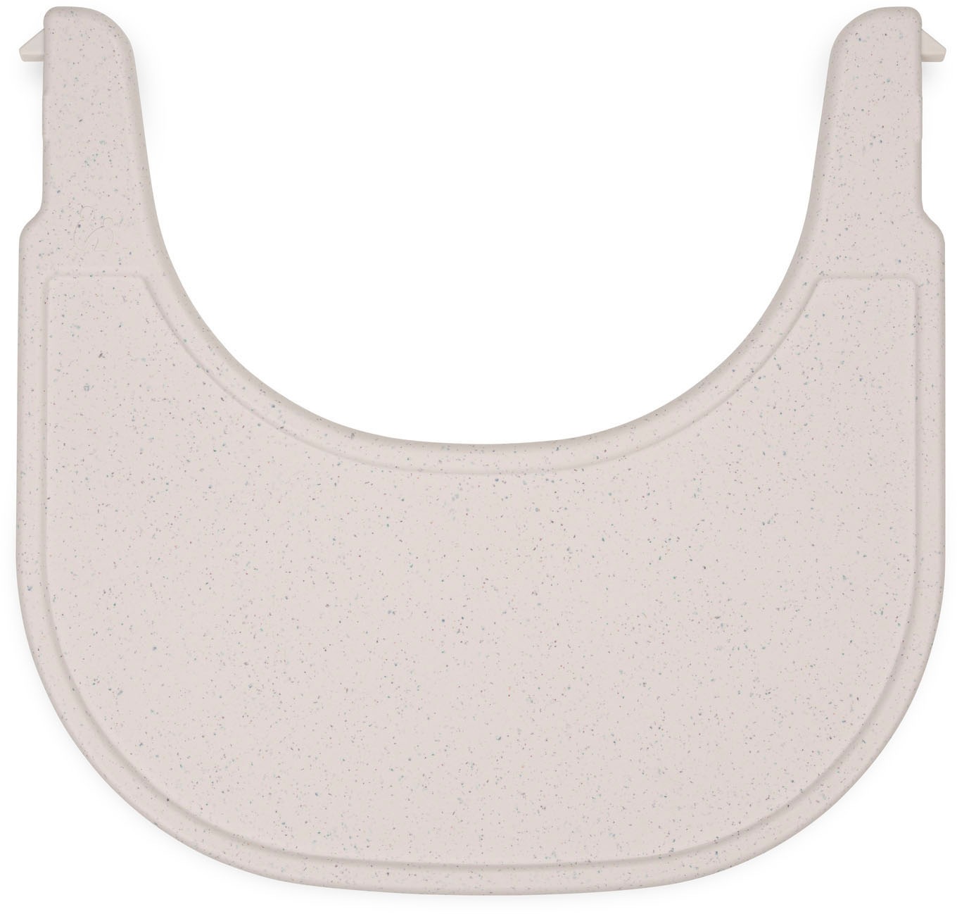 Hauck Hochstuhltablett »Alpha Click Tray, Speckle Beige«, aus recyceltem Material