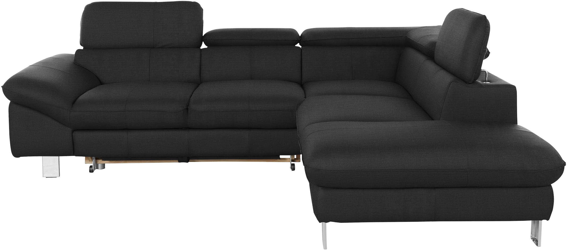 COTTA Ecksofa »Driver L-Form«, mit Kopfteilverstellung, wahlweise mit Bettfunktion & Bettkasten