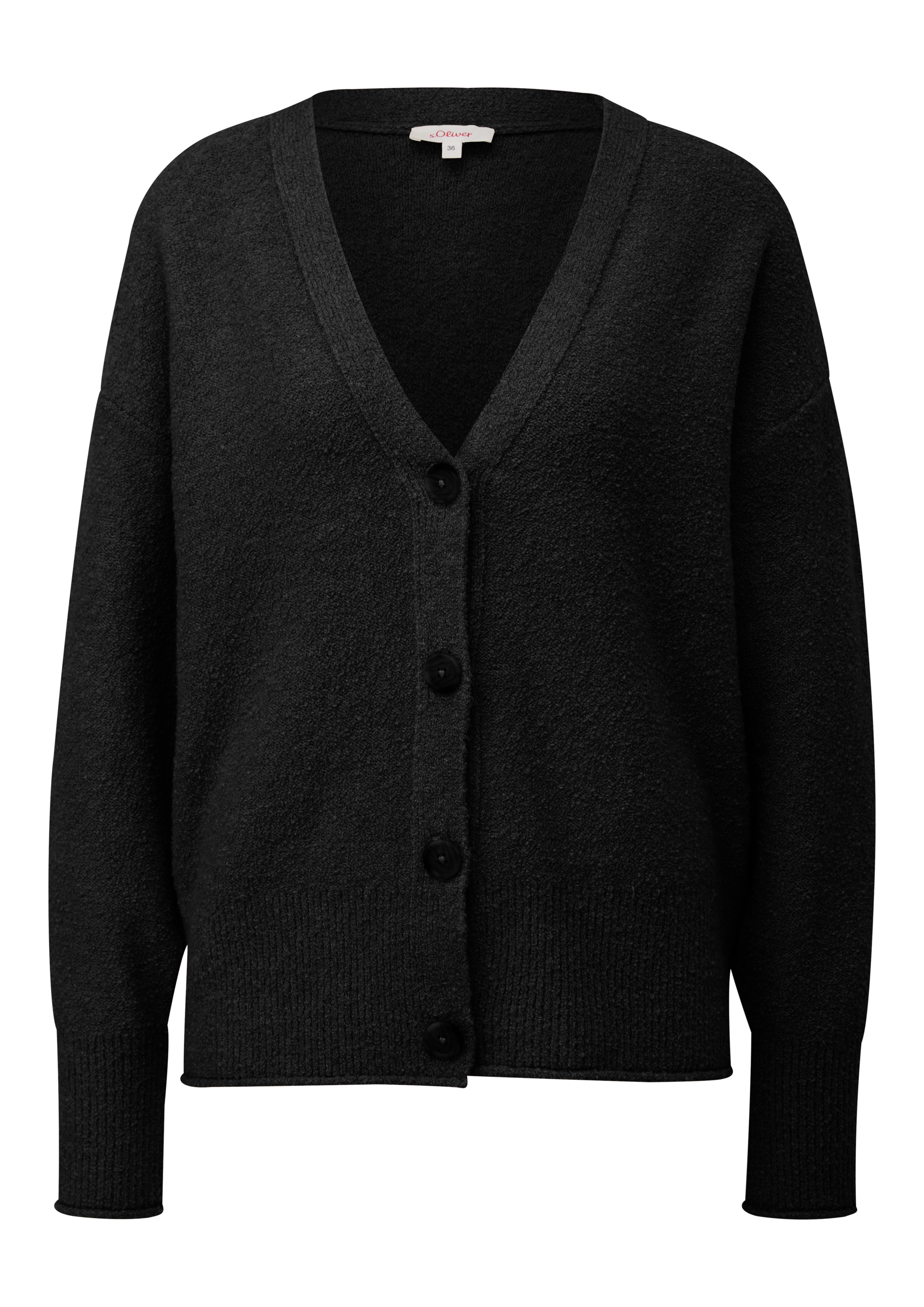 s.Oliver Strickjacke, mit V-Ausschnitt und Knopfleiste