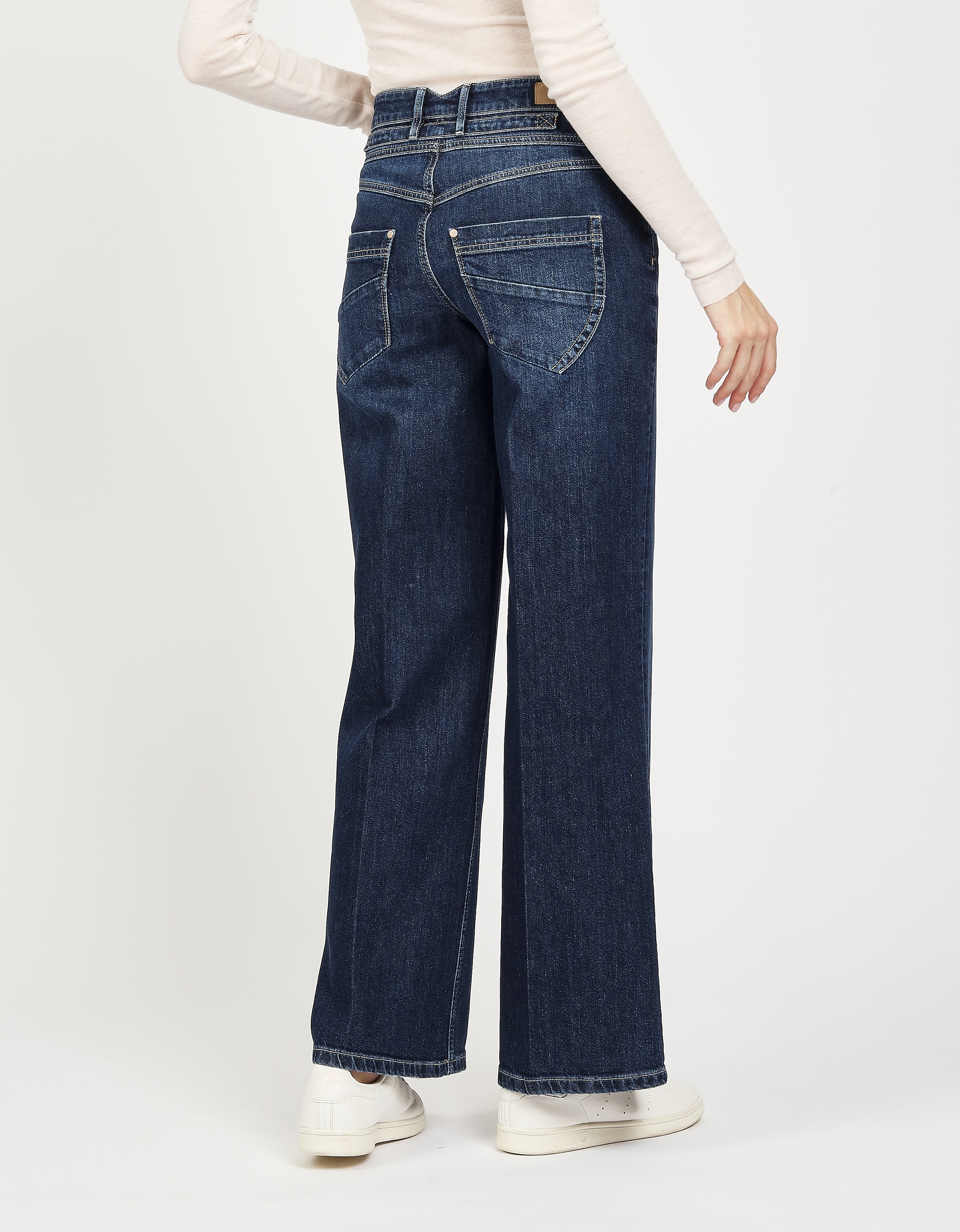 GANG Weite Jeans »94MEDINA WIDE«, mit Knopfverschluss