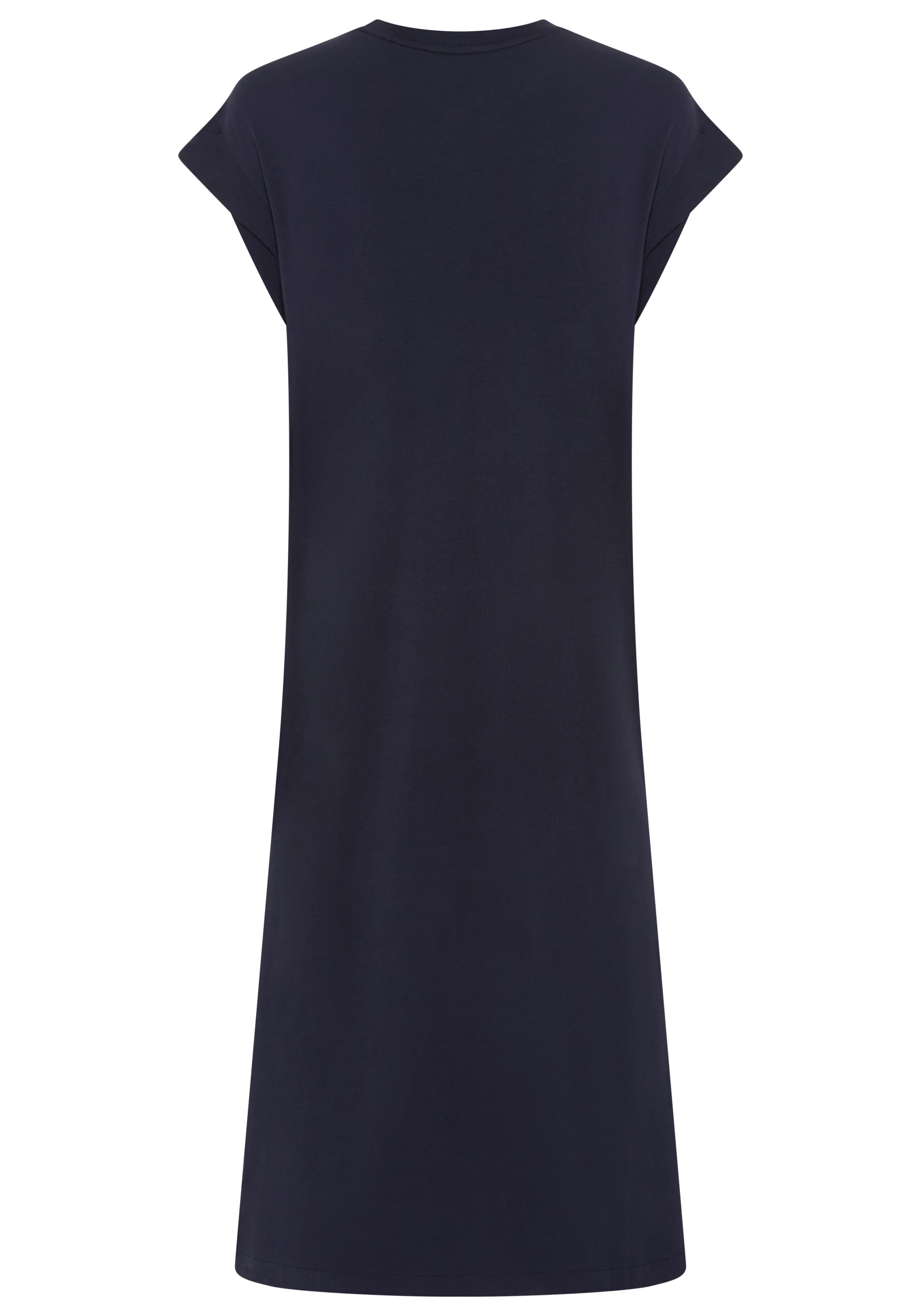 BOSS ORANGE Jerseykleid »Edress Premium Damenmode« mit Schlitzen, Logoschriftzug