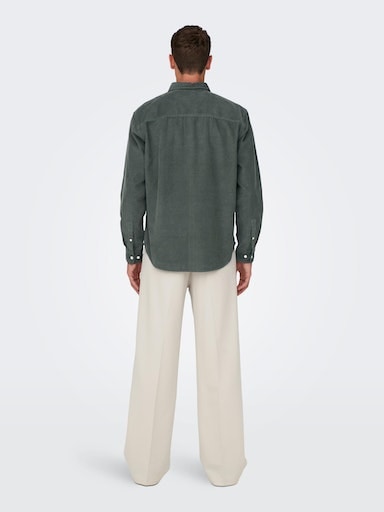 ONLY & SONS Langarmhemd »OS ONSALP RLX 2PKT WASHD COR«