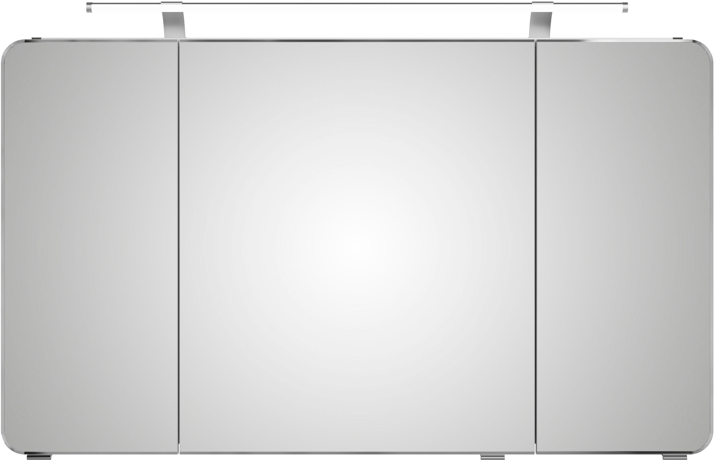 Saphir Badmöbel-Set »Serie 4005, vormontiert, Glaswaschbecken, Spiegelschrank«, (Set, 5 St.), Badezimmer-Set mit Unterschrank, Midischrank, inkl. Türdämpfer