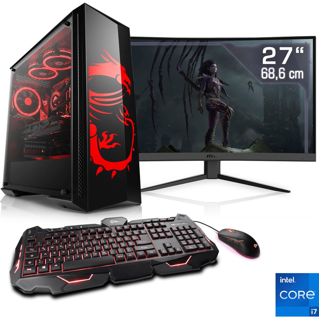 CSL Gaming-PC-Komplettsystem »HydroX V27523 MSI Dragon Advanced Edition«