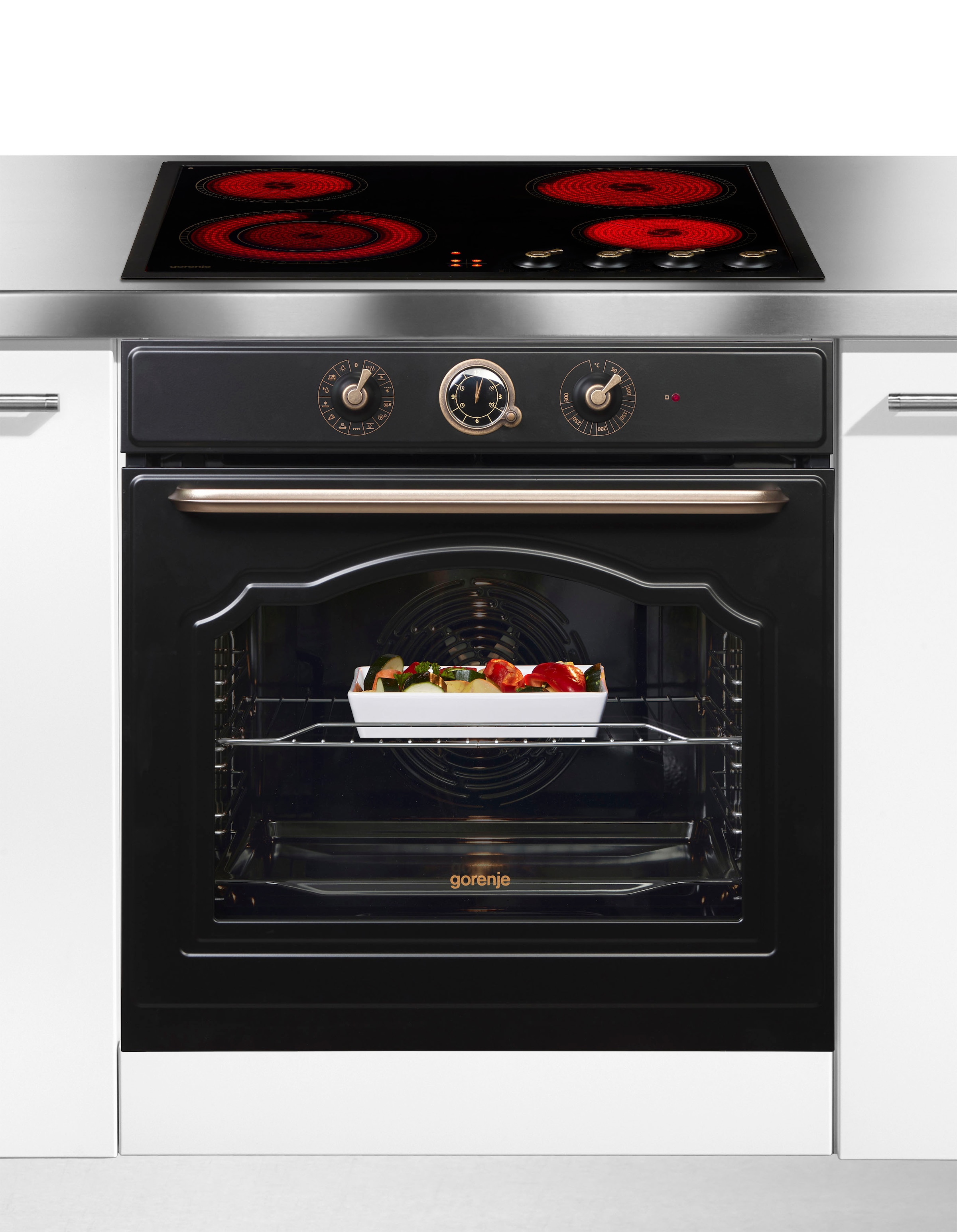 Backofen-Set »BOS737E301X«, BOS67371CLB, ecoClean