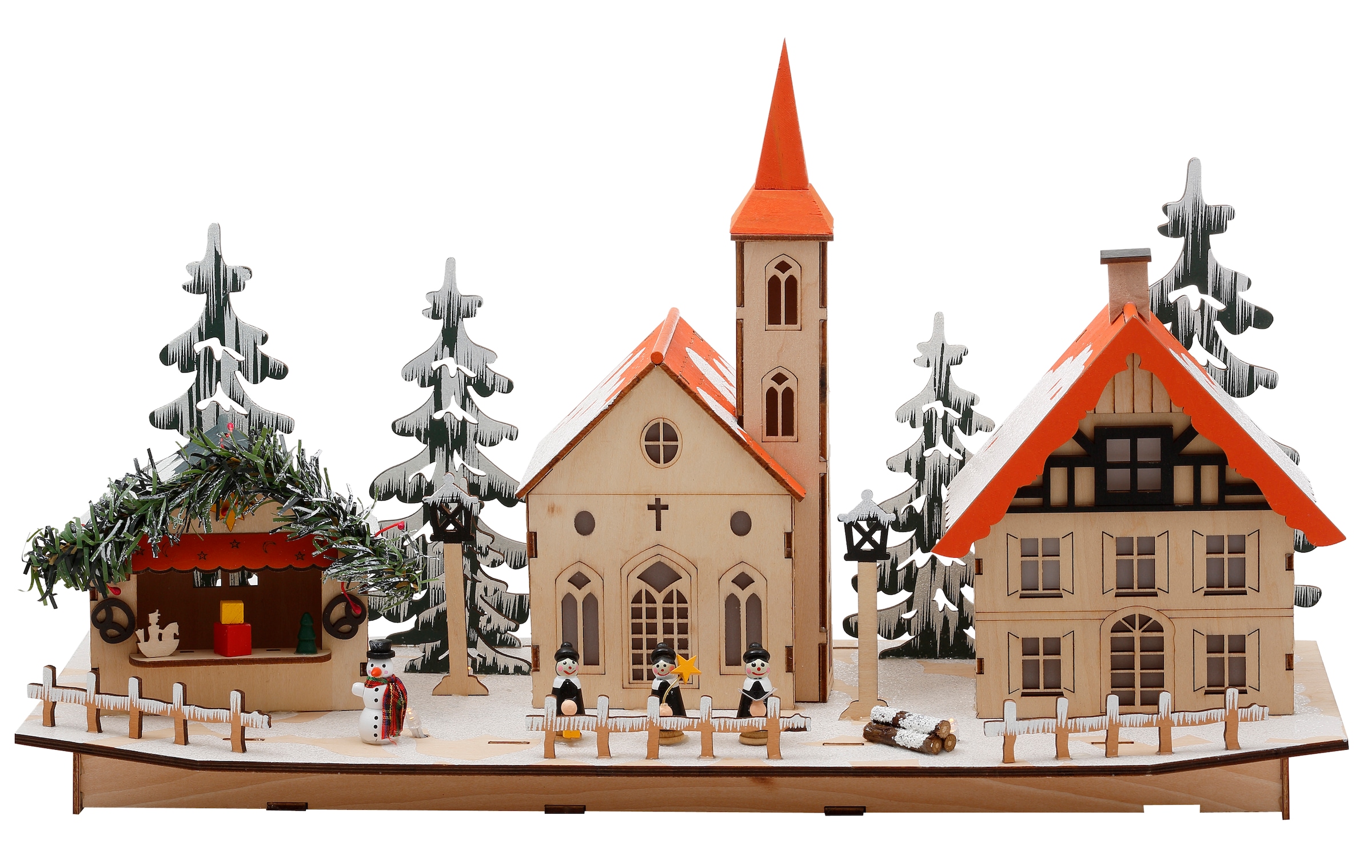 IC Winterworld LED Dekofigur »Weihnachtsdeko aussen«, Schneemann, Höhe ca.  180 cm bei OTTO