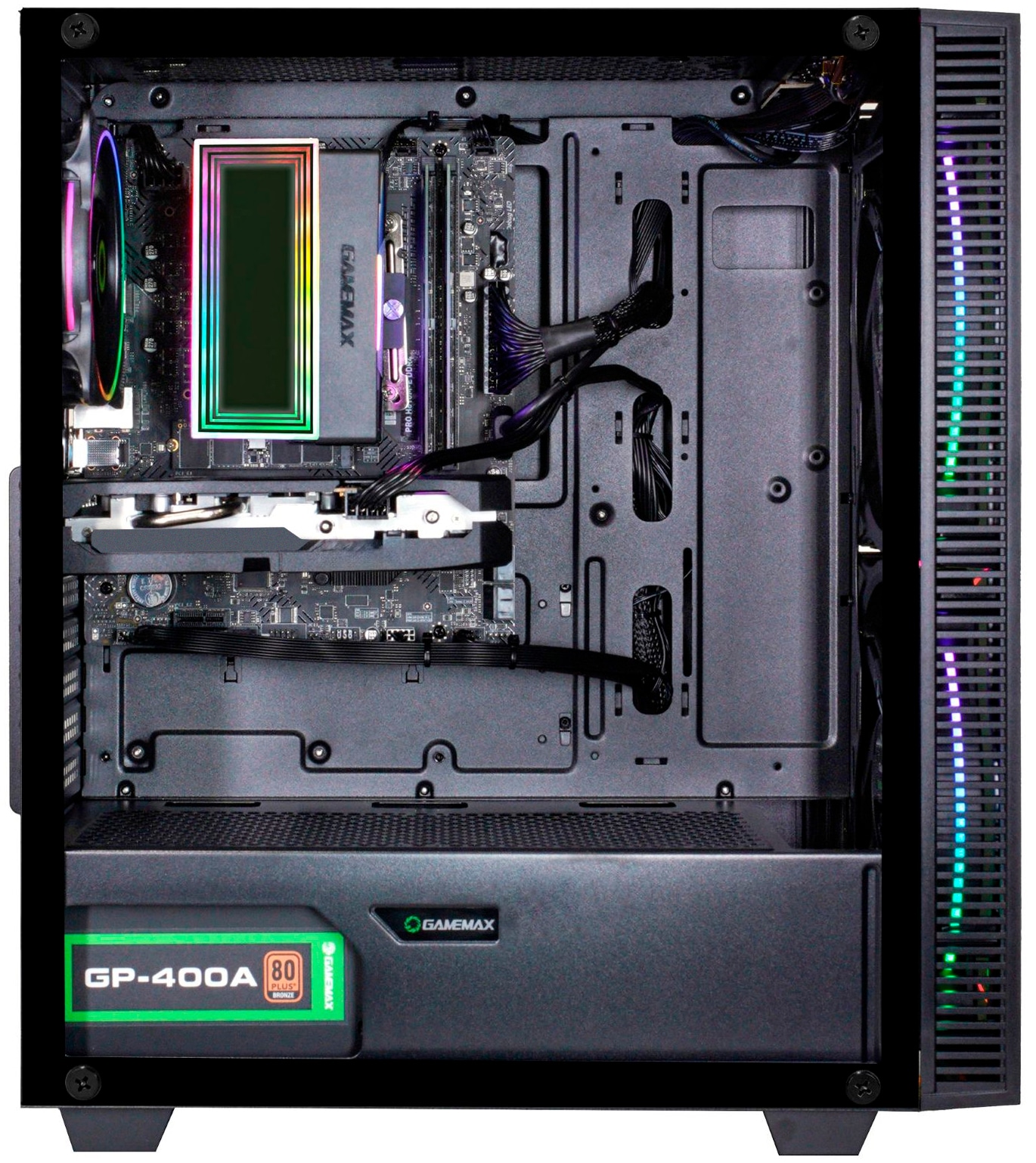GAMEMAX Gaming-PC »Black Hole 8168 Intel Core Ultra 5 245KF 32GB DDR5 1TB SSD RX 9070« Windows 11, DDR5 RAM