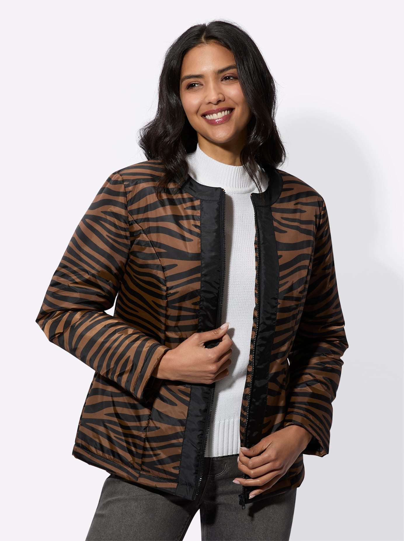 Classic Basics Langjacke, ohne Kapuze