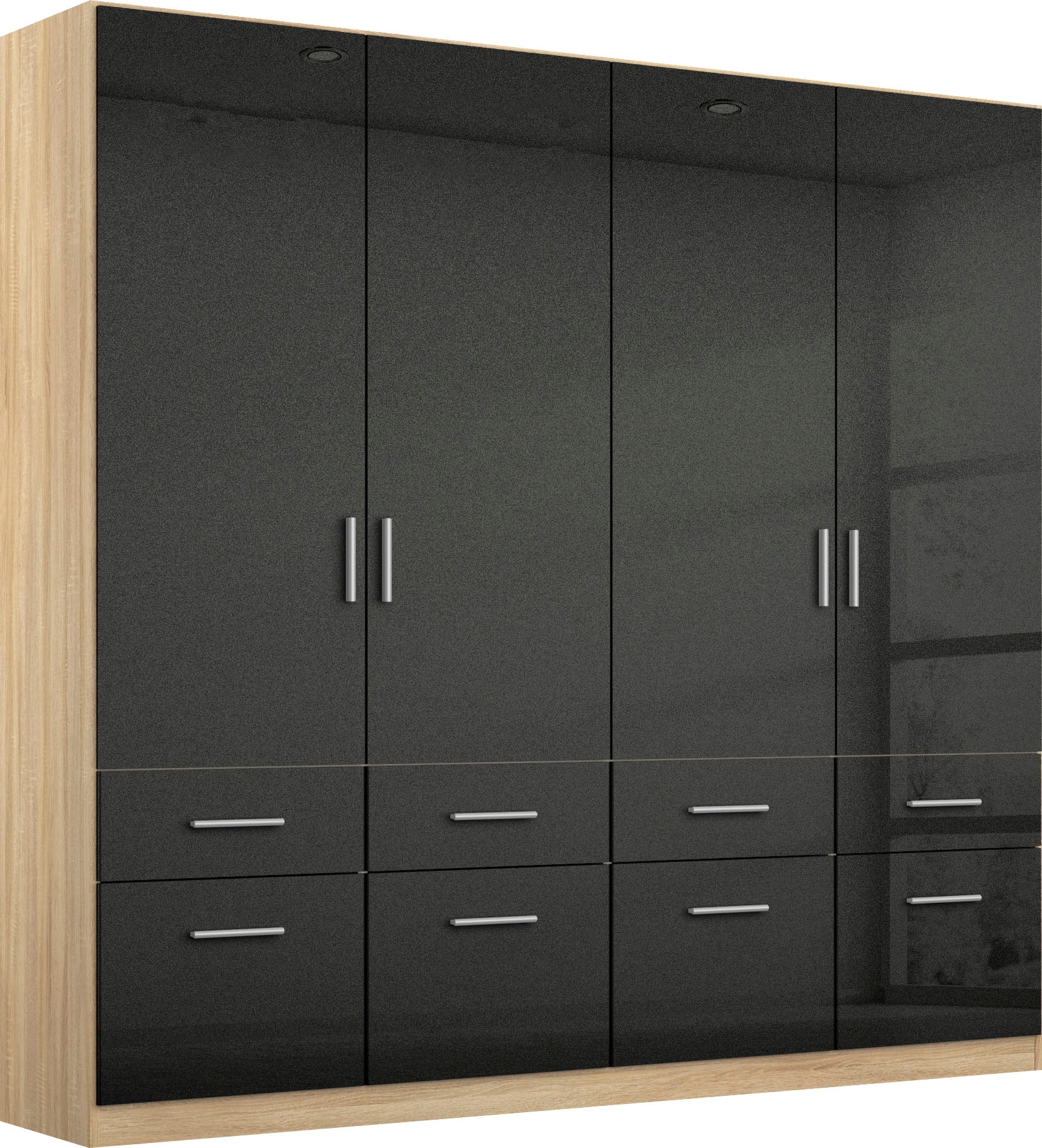 rauch Drehtürenschrank »Kleiderschrank Schrank Garderobe Schlafzimmerschrank CELLE«, in 4 Breiten und 2 Höhen, optional mit Schubkästen MADE IN GERMANY