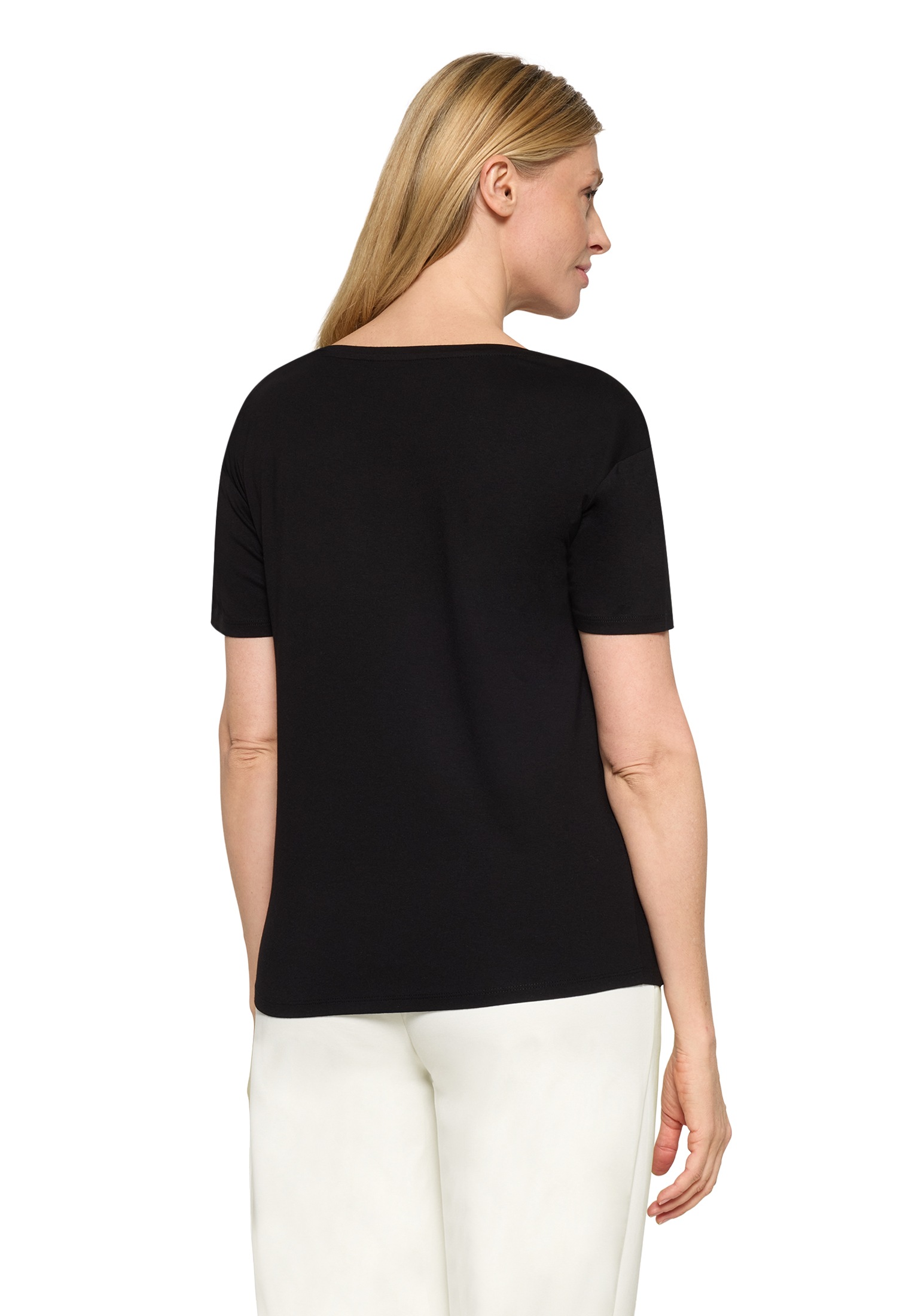Betty Barclay Rundhalsshirt »Casual-Shirt mit V-Ausschnitt«