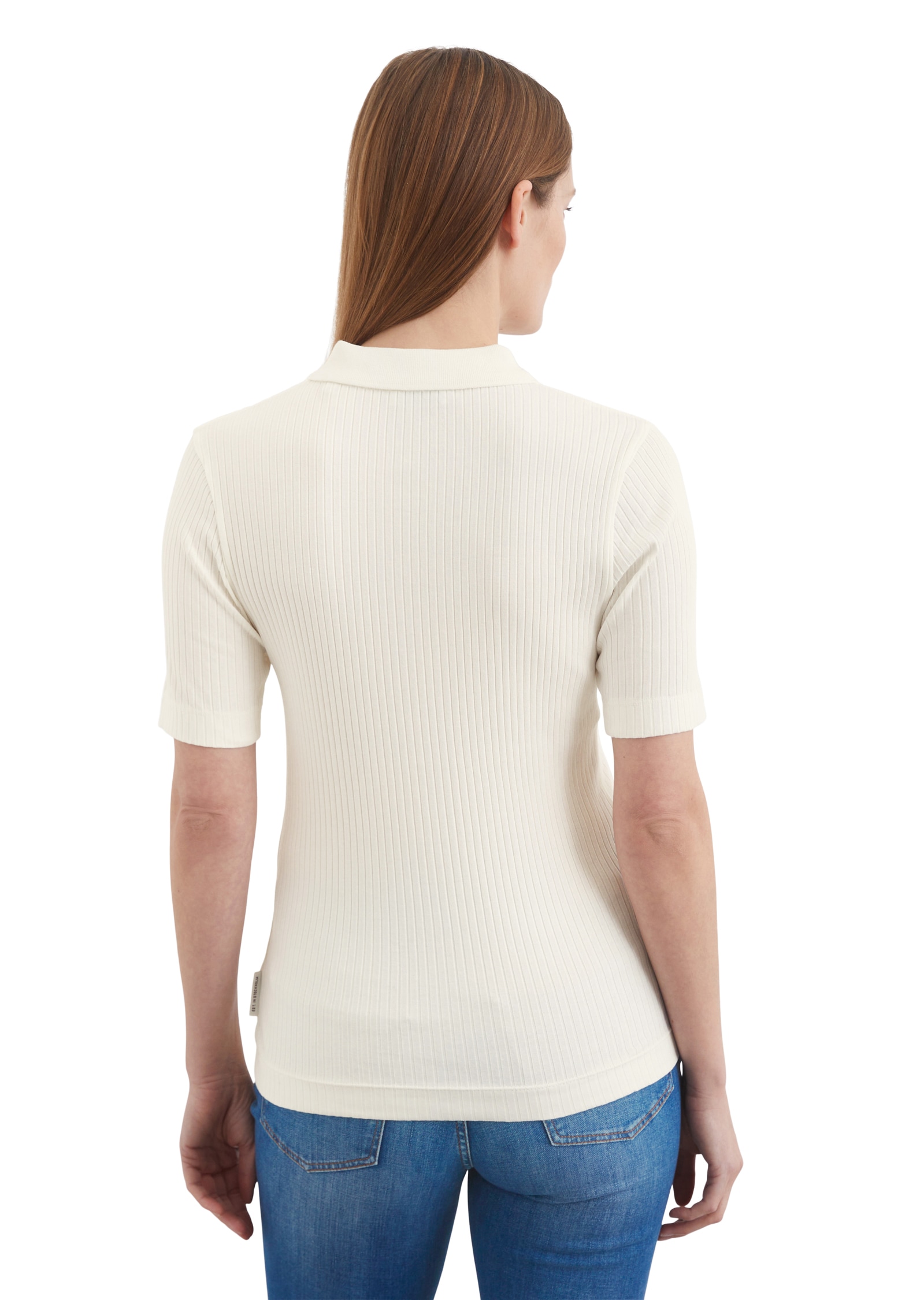 Marc O'Polo Poloshirt, in lässiger Rippstruktur