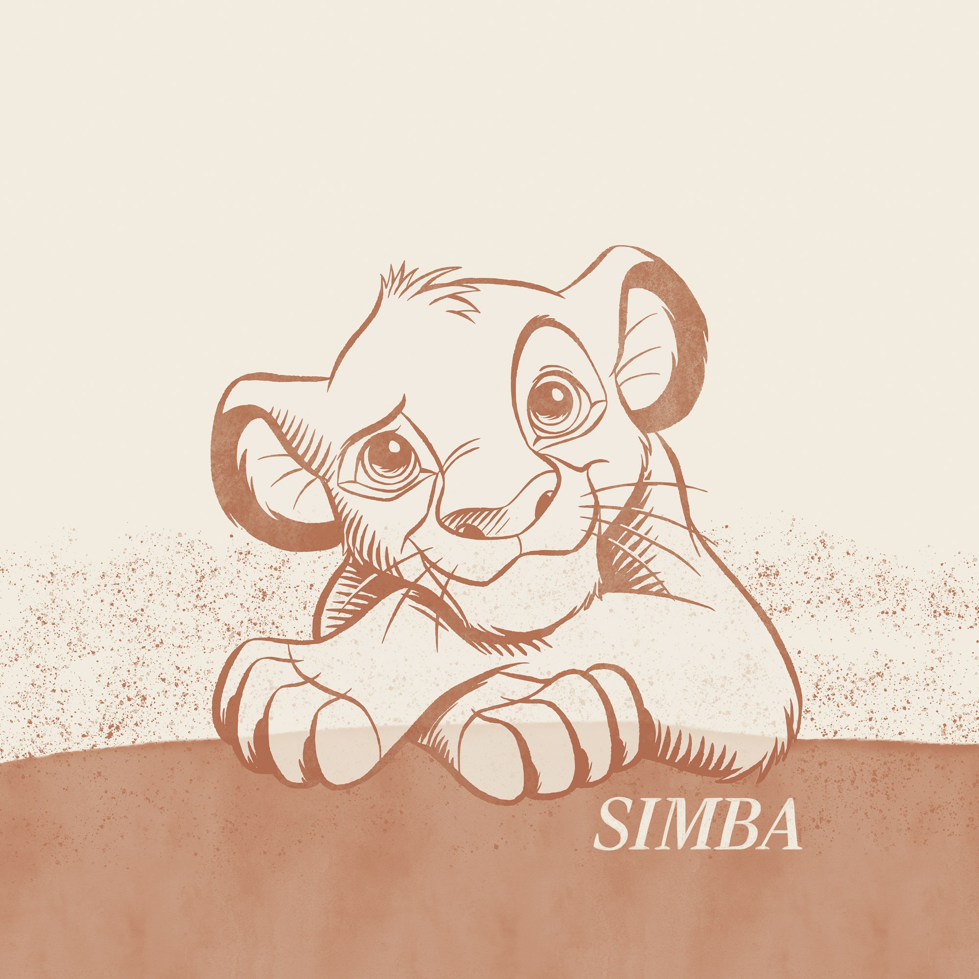 Komar Leinwandbild »Disney The Lion King It´s Simba«, Disney, (1 St.), 40 x 40 cm (Breite x Höhe) - Kinderzimmer, Dekoration
