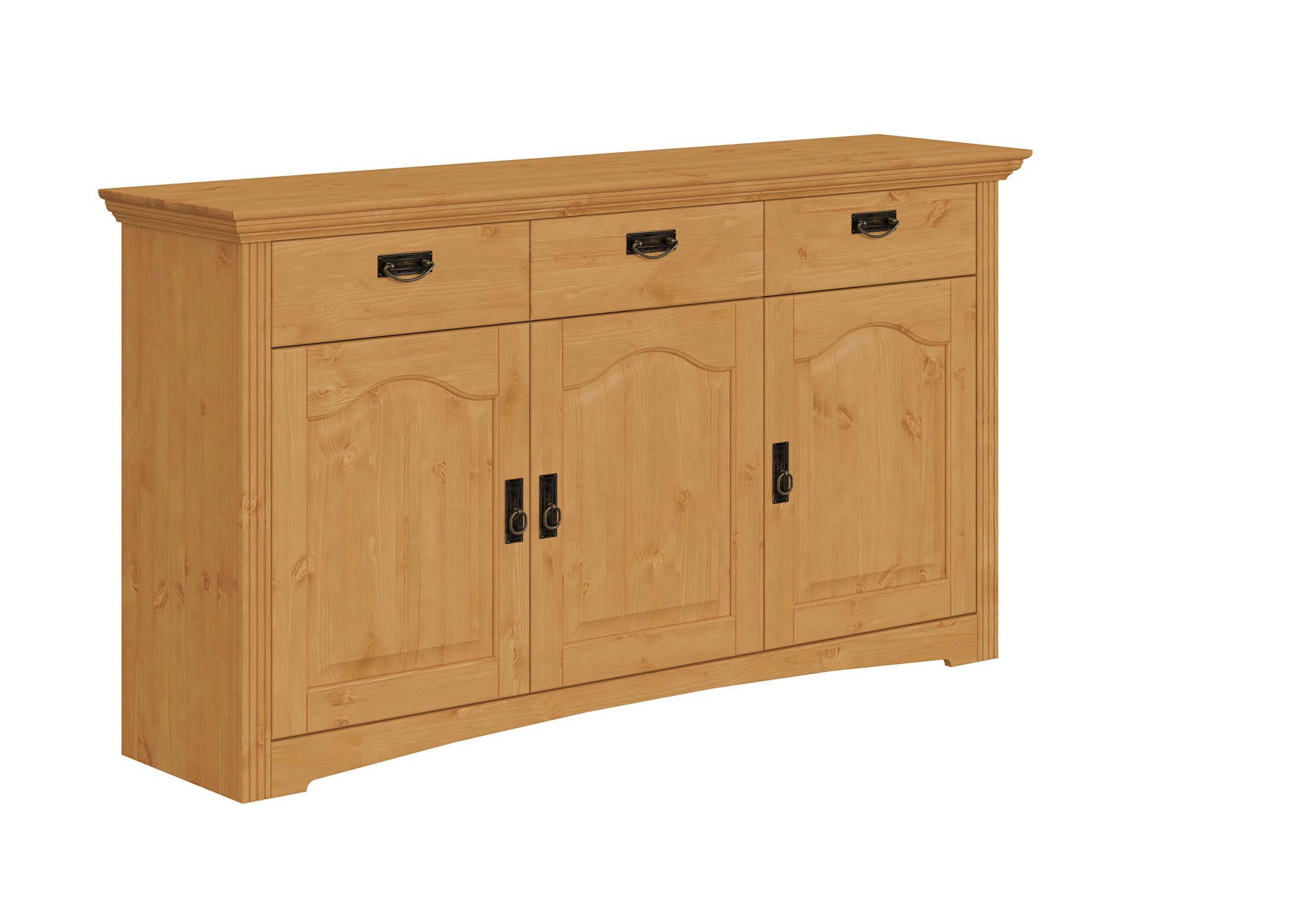 Home affaire Kommode »Konrad« aus massiver Kiefer, Breite 156 cm, mit Schubladen, FSC®