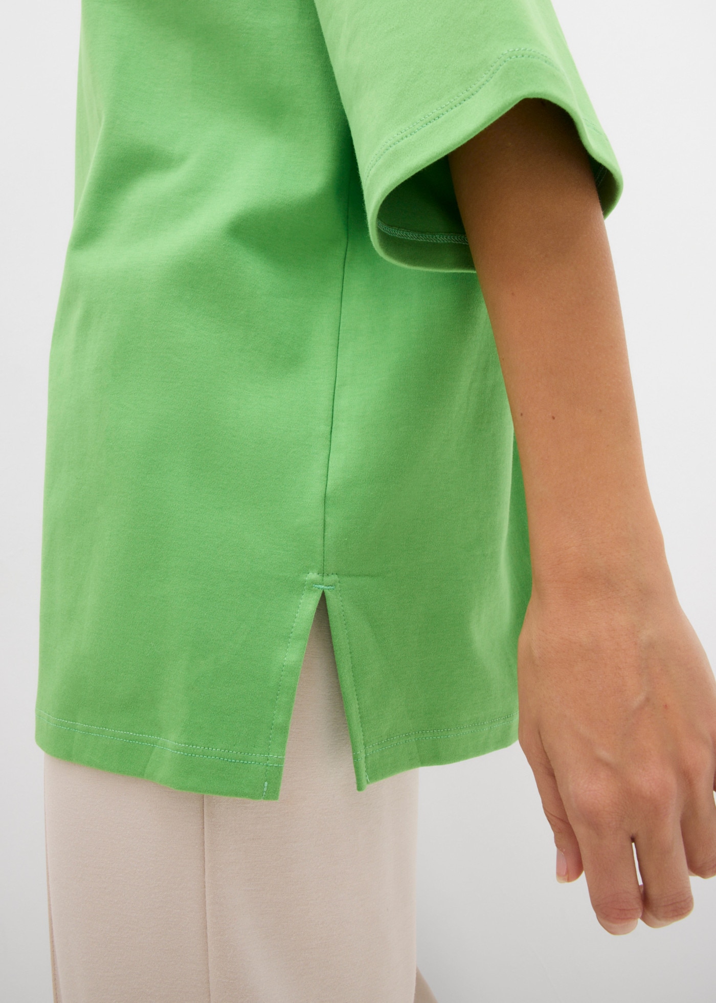 bonprix Longshirt Oversized Schnitt, Halbarm, für Frühling und Sommer