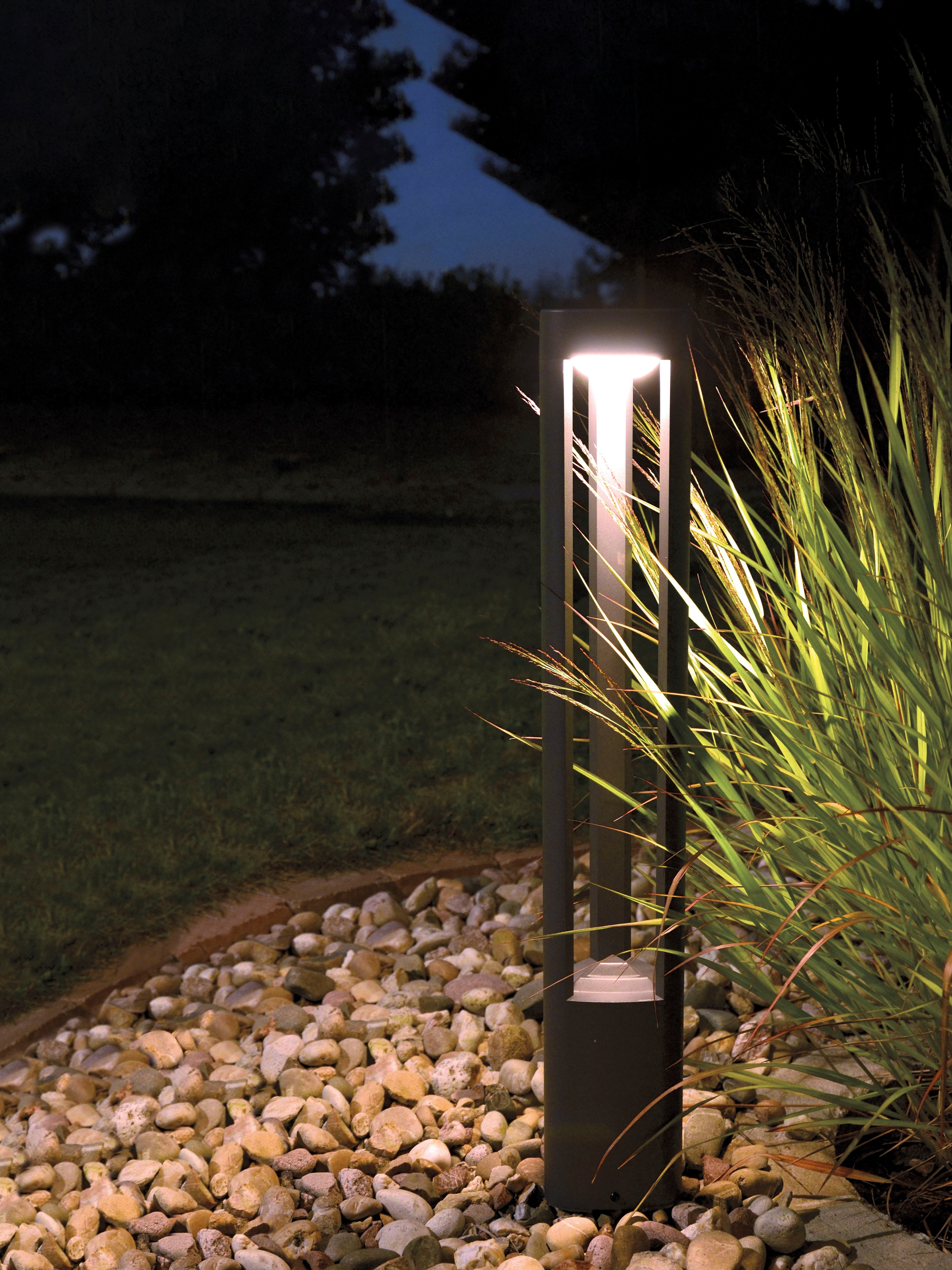 HEITRONIC LED Sockelleuchte für OTTO Pollerl-Außenlampe,indirekter blendfreies 1 »Maryland«, Lichtaustritt bei Licht flammig-flammig