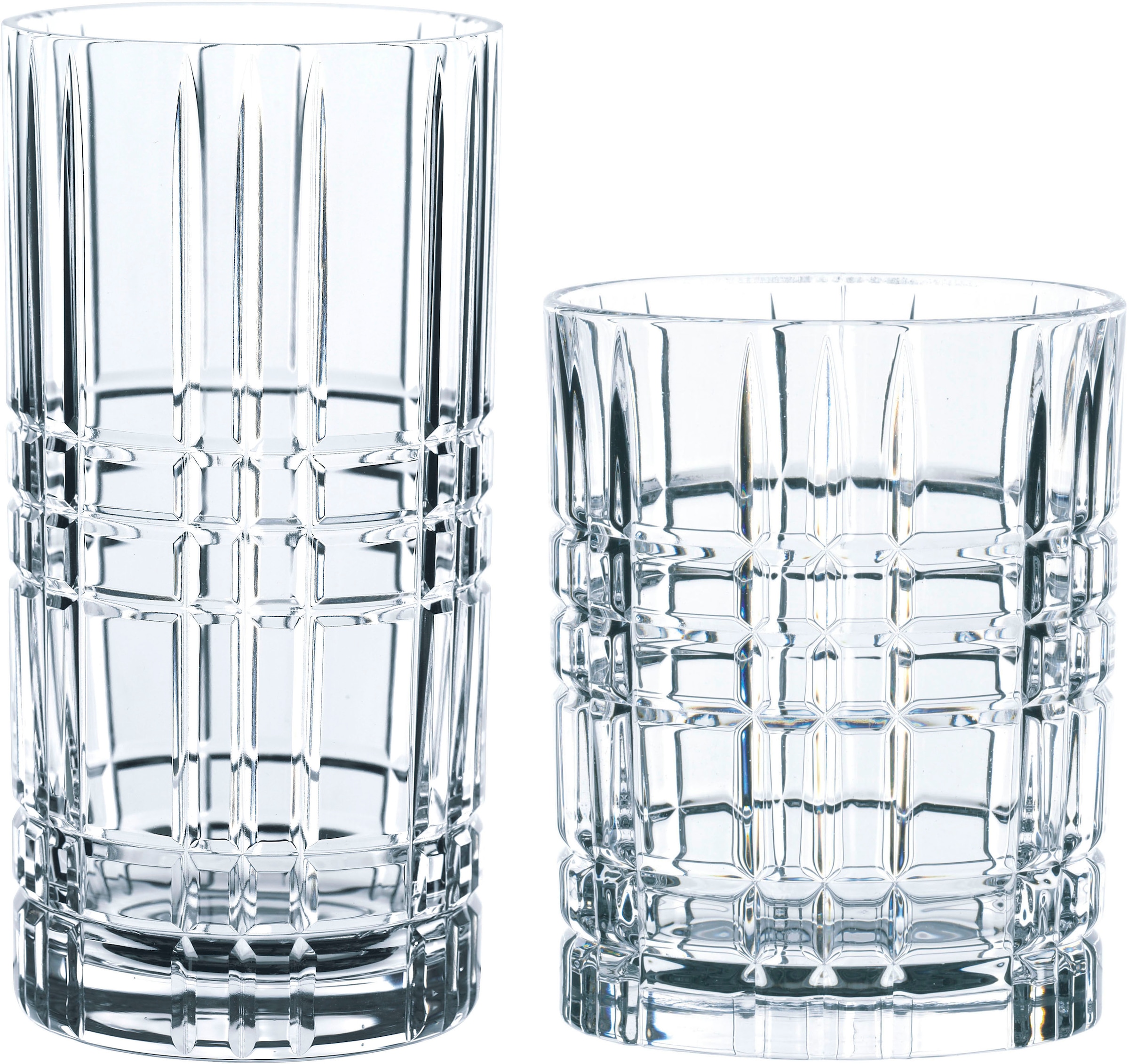 Gläser-Set »Highland Square«, (Set, 12 tlg., 6 Whisky-Gläser, 6 Longdrinkgläser), Made...