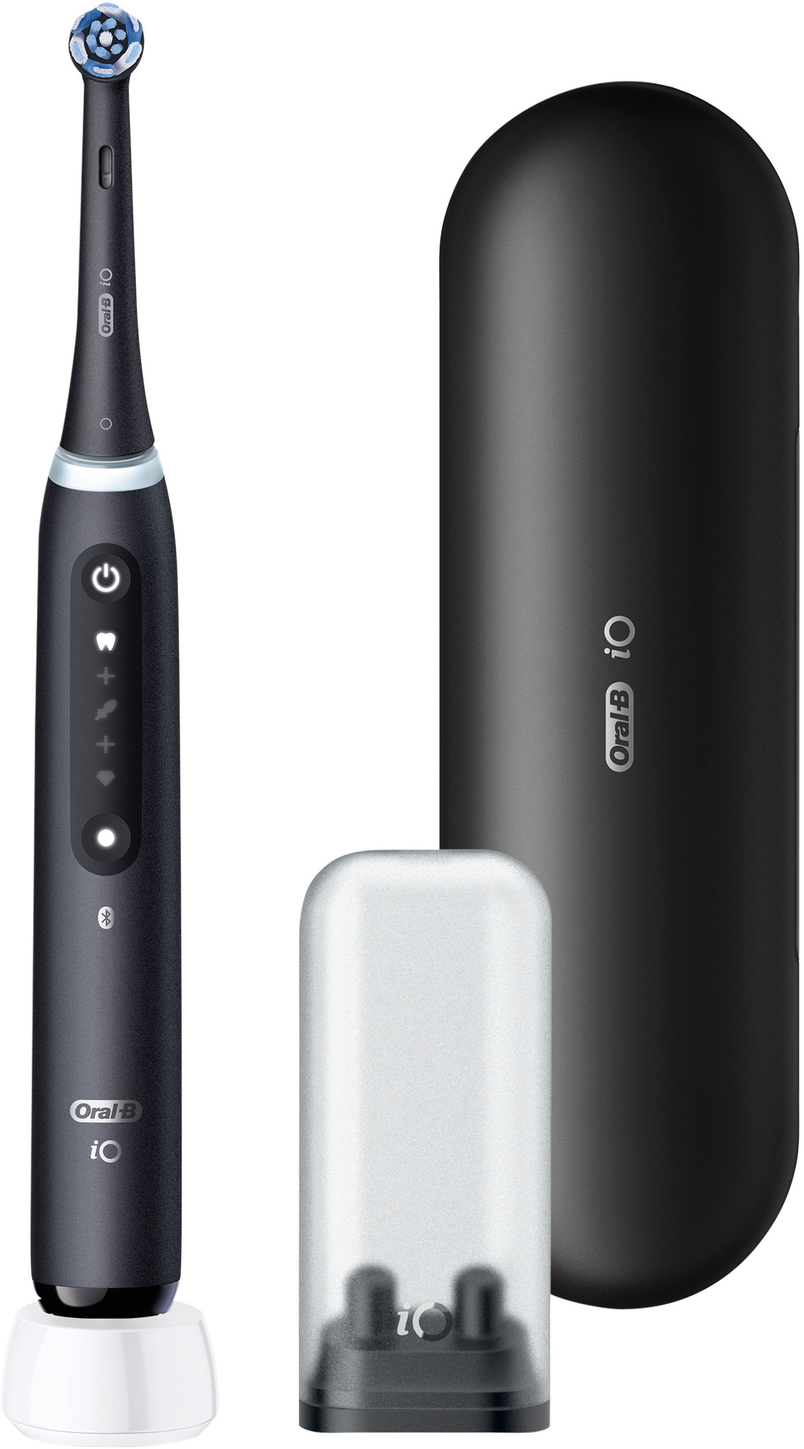 Oral-B Elektrische Zahnbürste »Oral-B iO Series 5« 1 Stk. Aufsteckbürsten Langanhaltender Akku | Reise-Etui | Aufsteckbürstenhalter