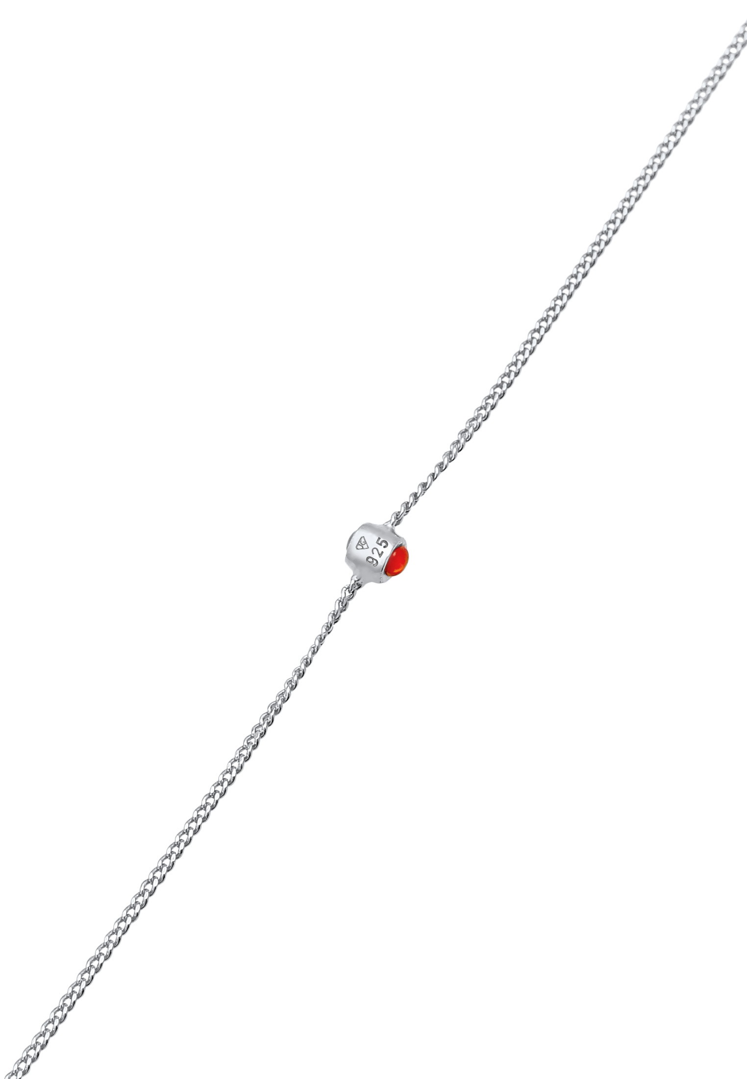 Elli Choker »Halskette Choker Synthetischer Opal Anhänger Trend 925 Silber«