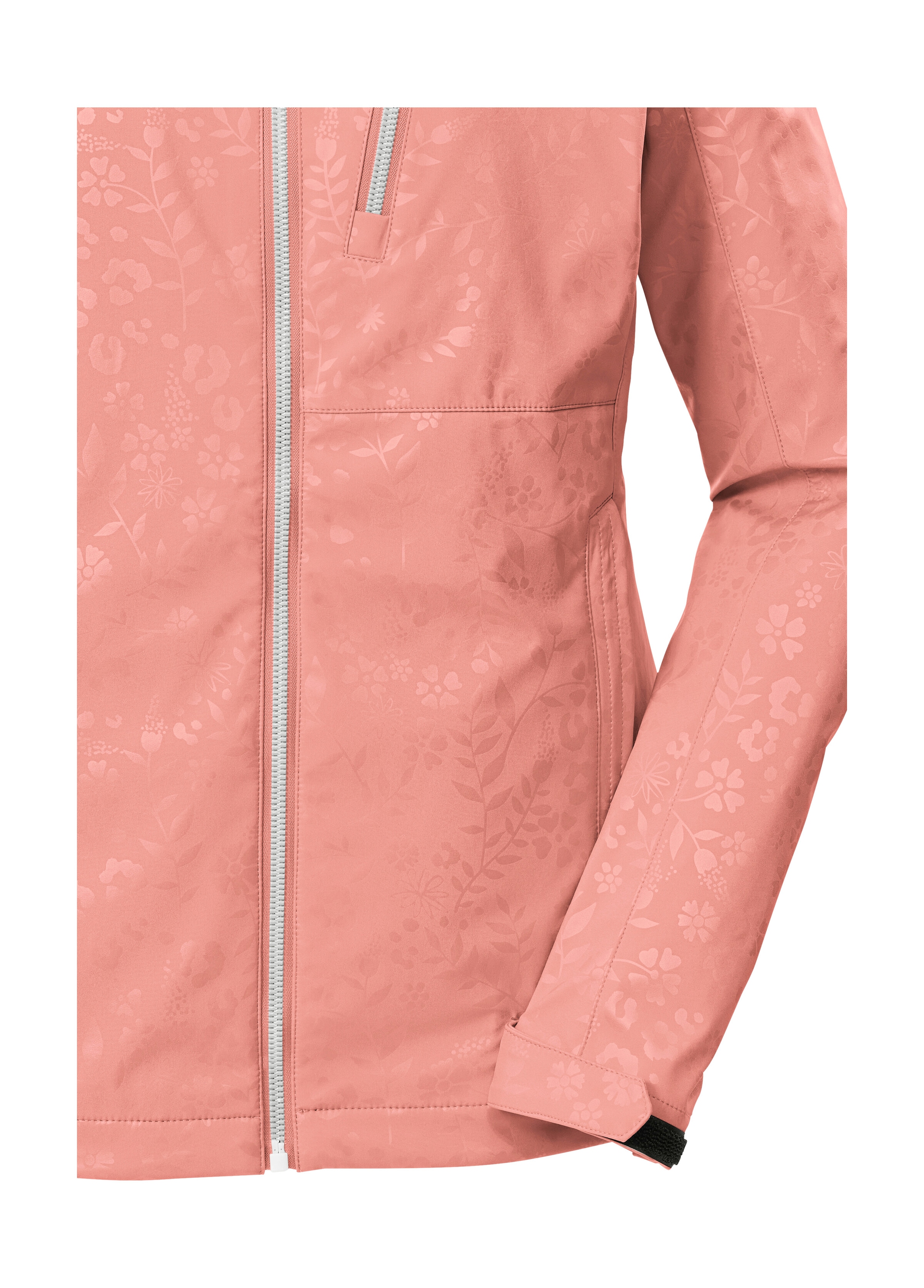 Killtec Softshelljacke »KOS 13 WMN SFTSHLL JCKT FLORAL« Wasserabweisende, winddichte Softshelljacke mit floralem Muster