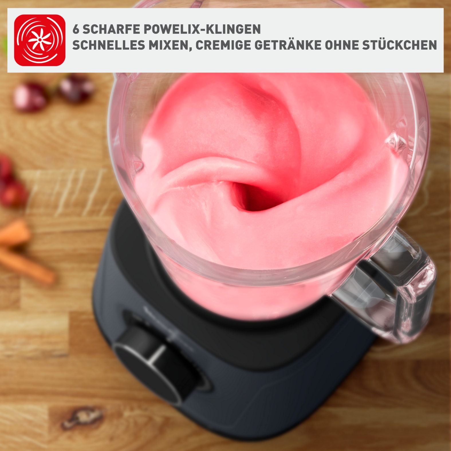 Tefal Standmixer »BL771B PerfectMix Essential«, 1200 W, 2 L Fassungsvermögen, Powelix-Klingen-Technologie